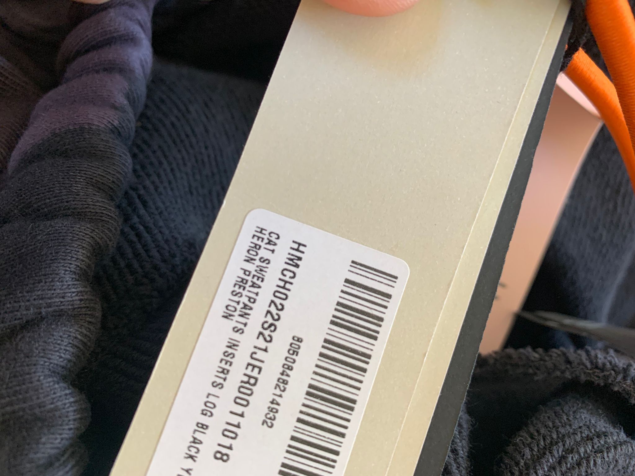 Heron Preston Cat Sweatpants Inserts Logo in Black / Grey Size US 34 / EU 50 - 14 Thumbnail