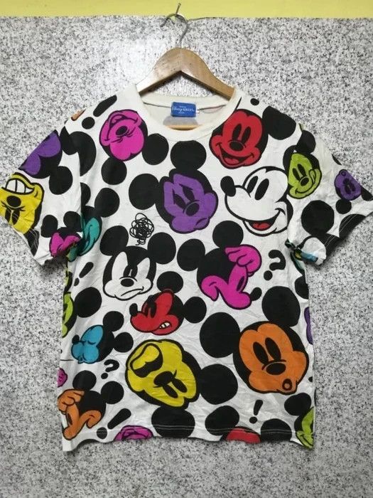 Cartoon Network × Disney × Vintage MICKEY MOUSE DISNEY FULLPRINT VERY RARE Size US M / EU 48-50 / 2 - 1 Thumbnail