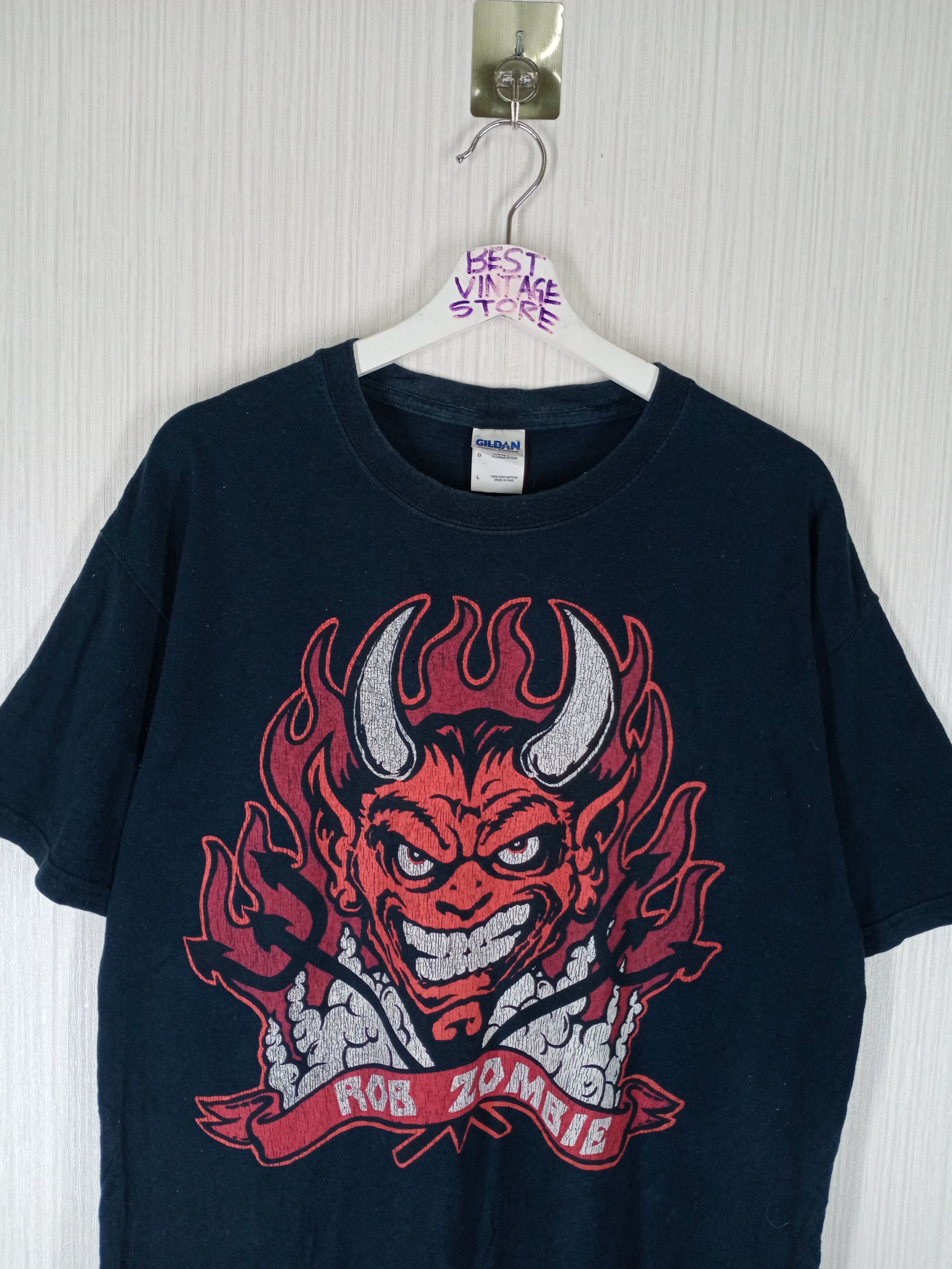 Band Tees Vintage Rob Zombie Tshirt Size US L / EU 52-54 / 3 - 5 Thumbnail