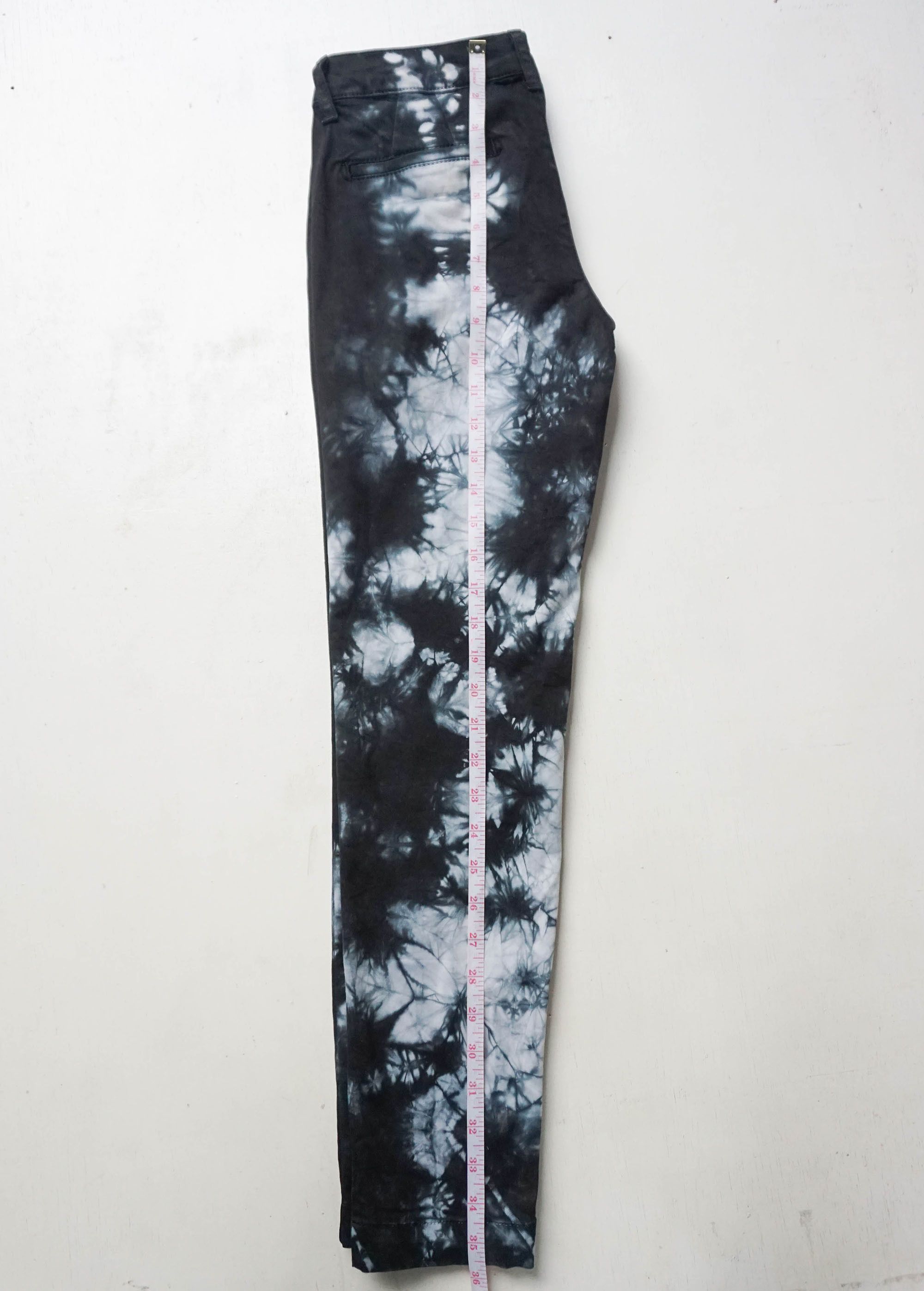 Sisley SISLEY Tie-Dye Slim Fit Stretch Pants Size 27" / US 4 / IT 40 - 17 Thumbnail