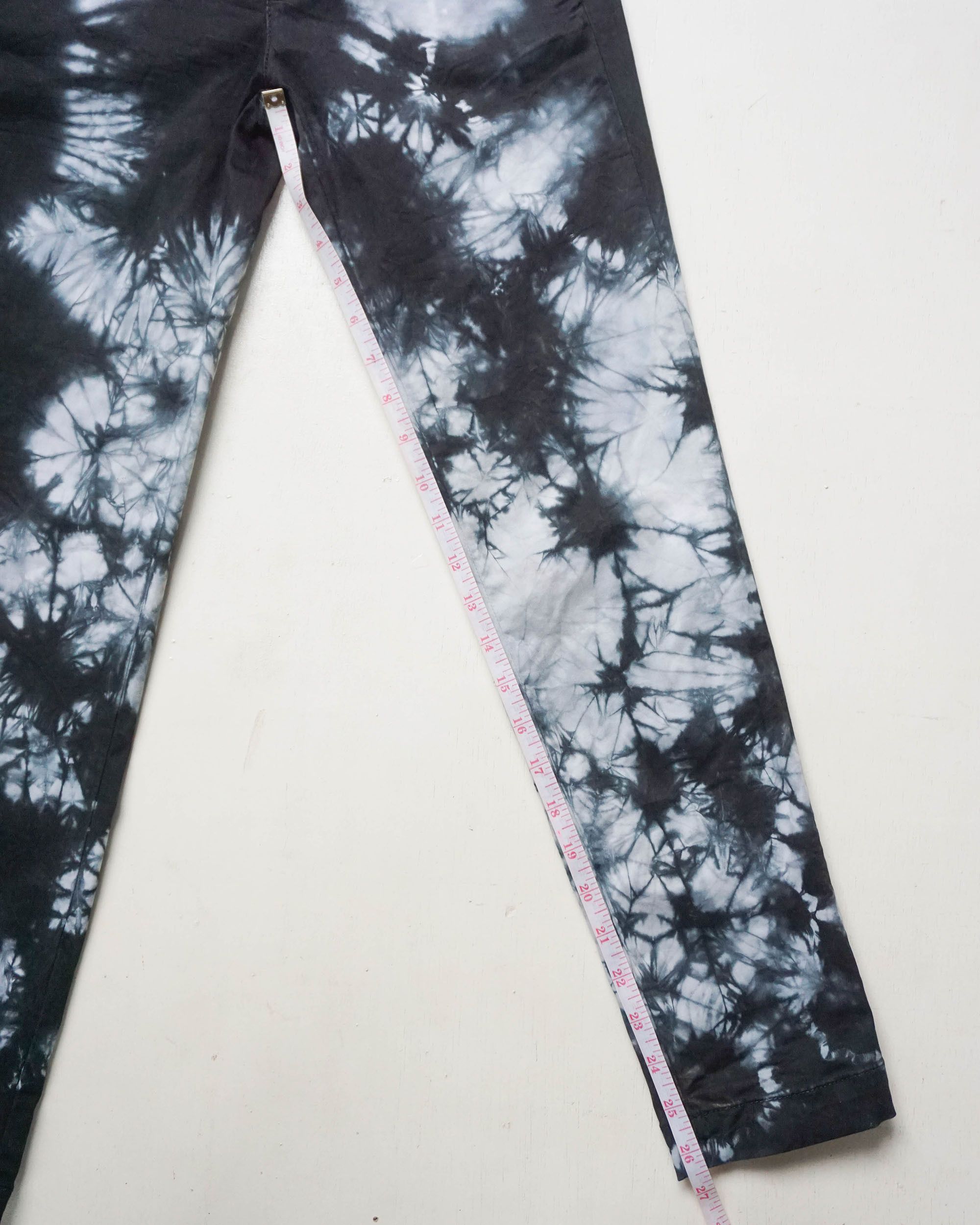 Sisley SISLEY Tie-Dye Slim Fit Stretch Pants Size 27" / US 4 / IT 40 - 16 Thumbnail