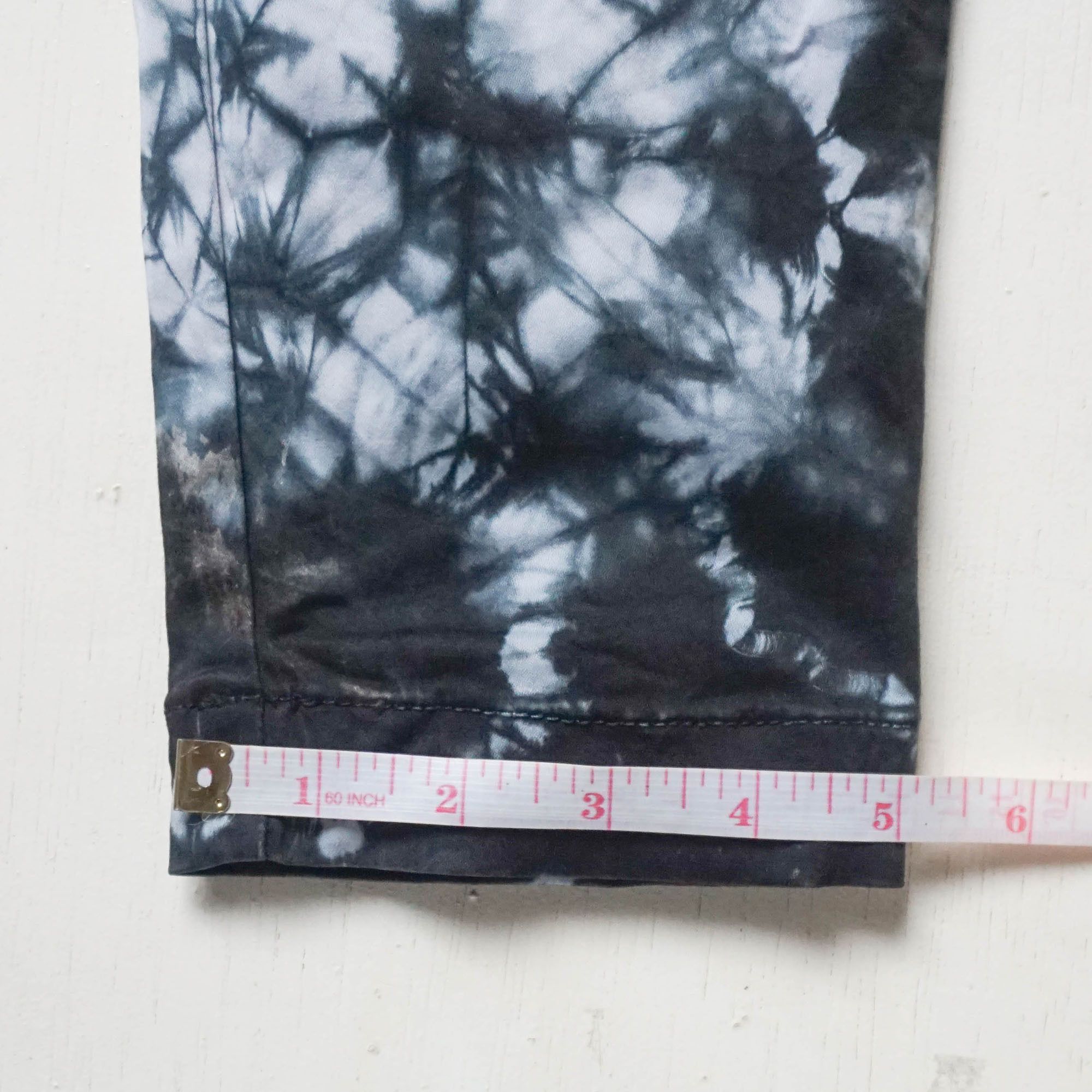 Sisley SISLEY Tie-Dye Slim Fit Stretch Pants Size 27" / US 4 / IT 40 - 18 Thumbnail