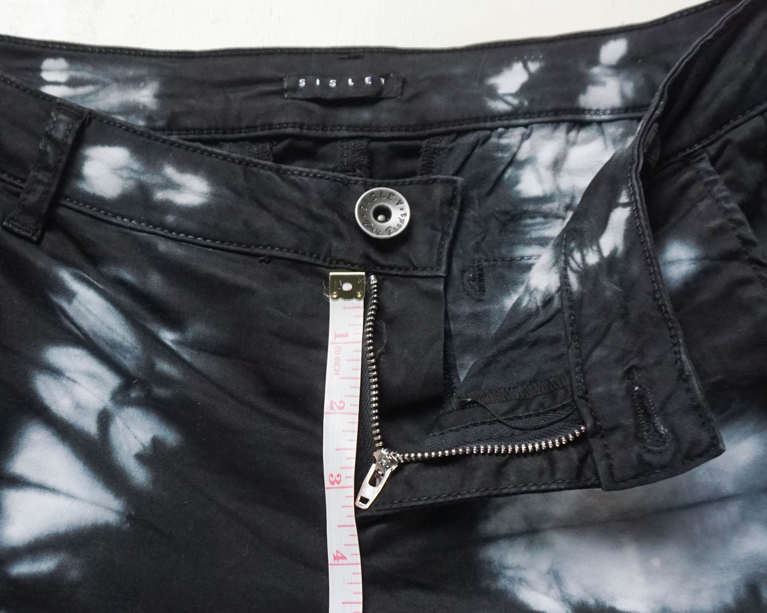 Sisley SISLEY Tie-Dye Slim Fit Stretch Pants Size 27" / US 4 / IT 40 - 13 Thumbnail