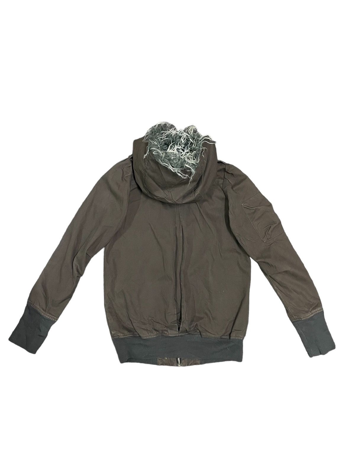 Japanese Brand Japanese Streetstyle Multipocket Mohair Hooded Jacket Size S / US 4 / IT 40 - 14 Thumbnail
