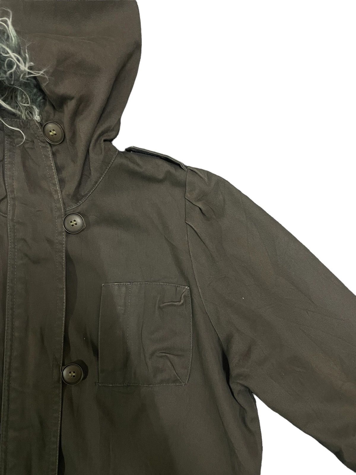 Japanese Brand Japanese Streetstyle Multipocket Mohair Hooded Jacket Size S / US 4 / IT 40 - 8 Thumbnail