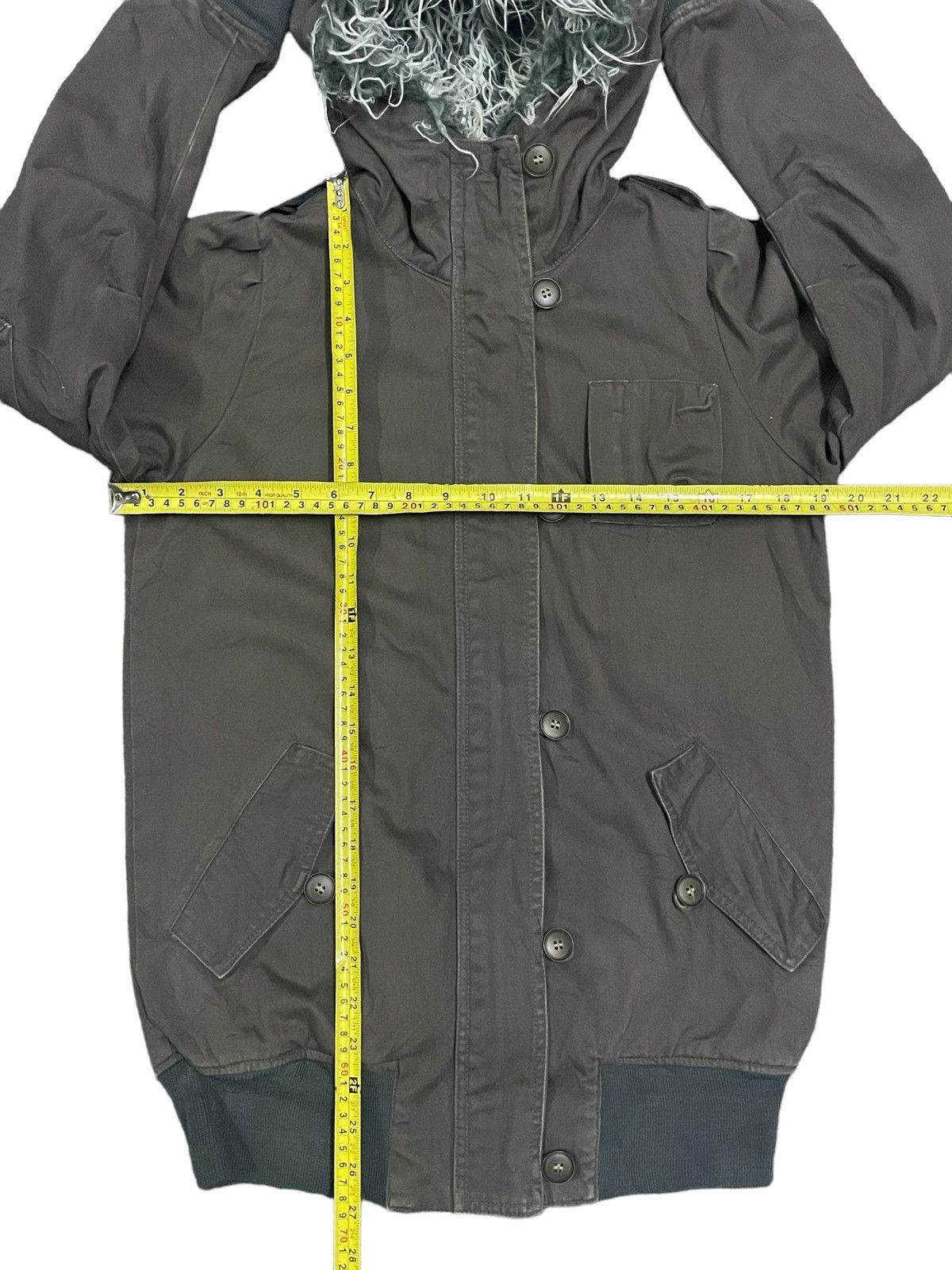 Japanese Brand Japanese Streetstyle Multipocket Mohair Hooded Jacket Size S / US 4 / IT 40 - 17 Thumbnail