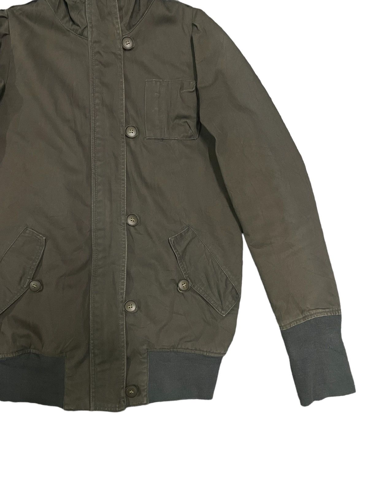 Japanese Brand Japanese Streetstyle Multipocket Mohair Hooded Jacket Size S / US 4 / IT 40 - 5 Thumbnail