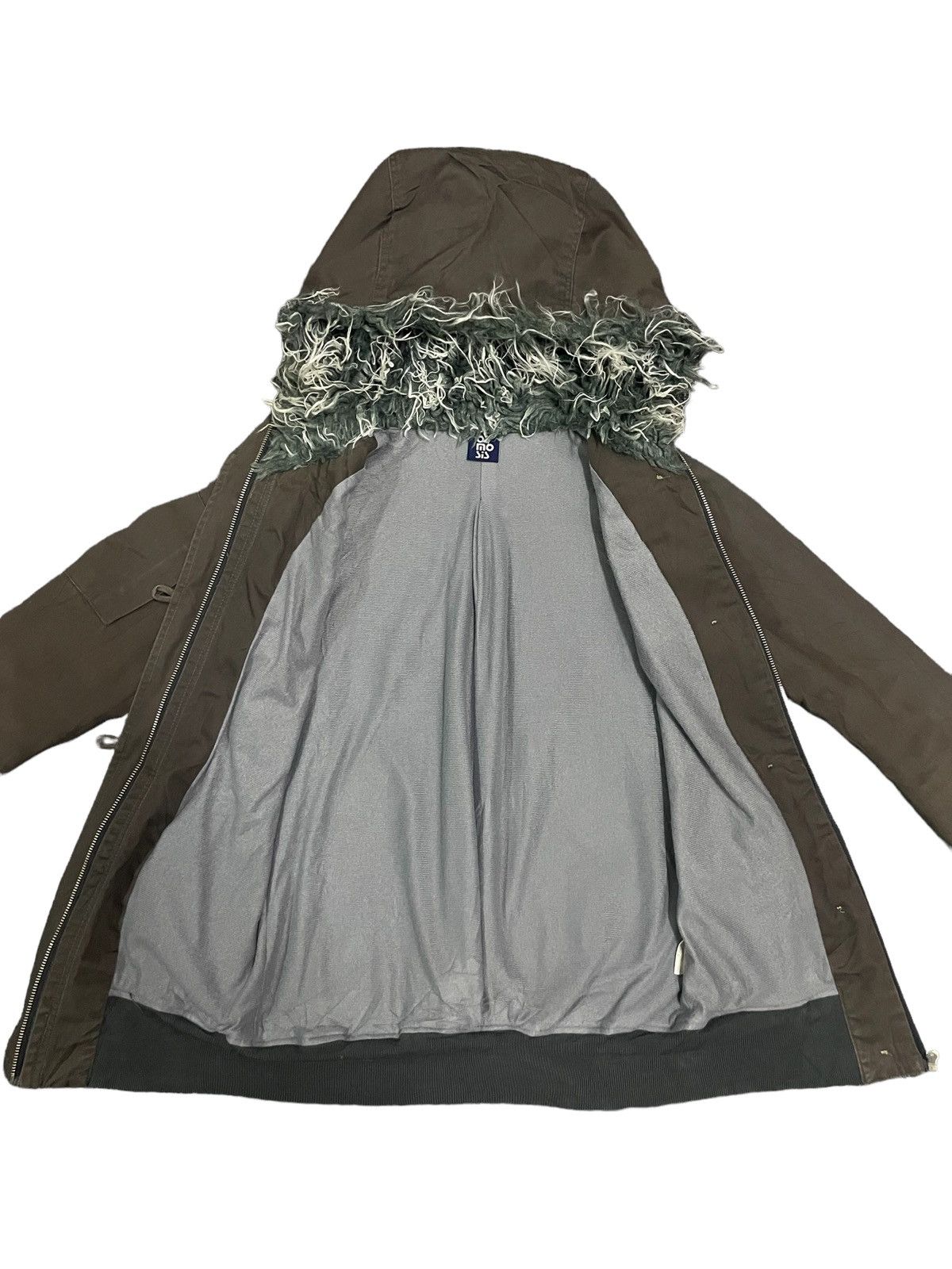 Japanese Brand Japanese Streetstyle Multipocket Mohair Hooded Jacket Size S / US 4 / IT 40 - 11 Thumbnail