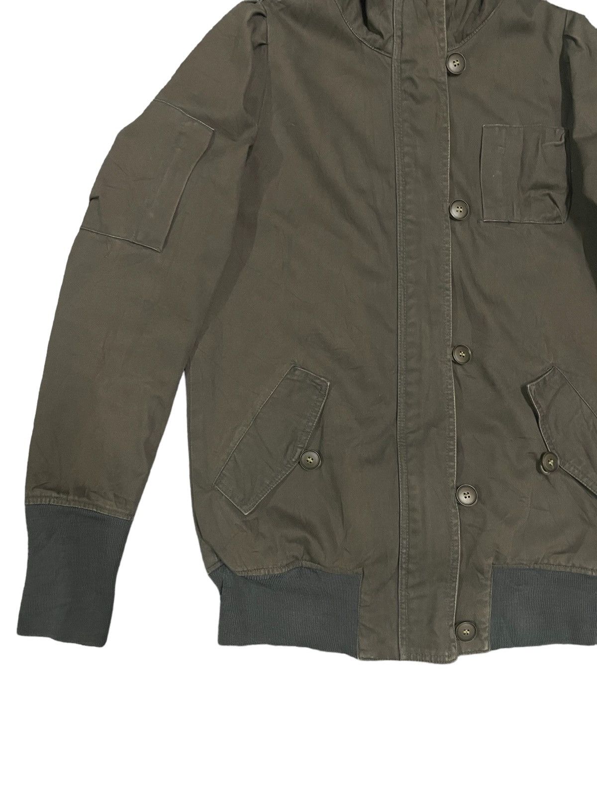 Japanese Brand Japanese Streetstyle Multipocket Mohair Hooded Jacket Size S / US 4 / IT 40 - 4 Thumbnail