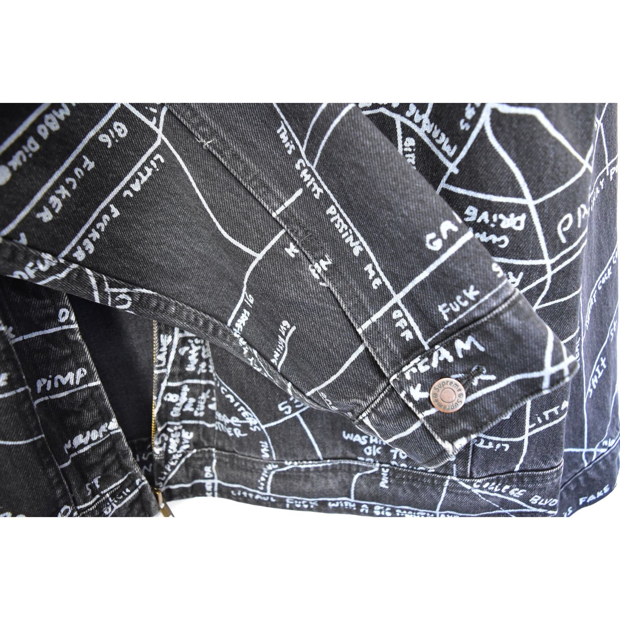 Supreme gonz map work jacket graffiti jacket 29185 - 863 326 | Grailed