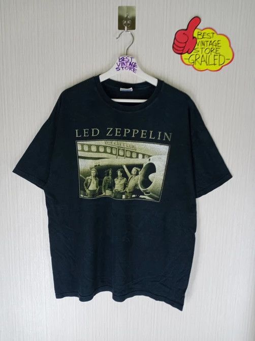 Led Zeppelin Vintage Led Zeppelin Rock Band Tshirt Size US XL / EU 56 / 4 - 2 Thumbnail