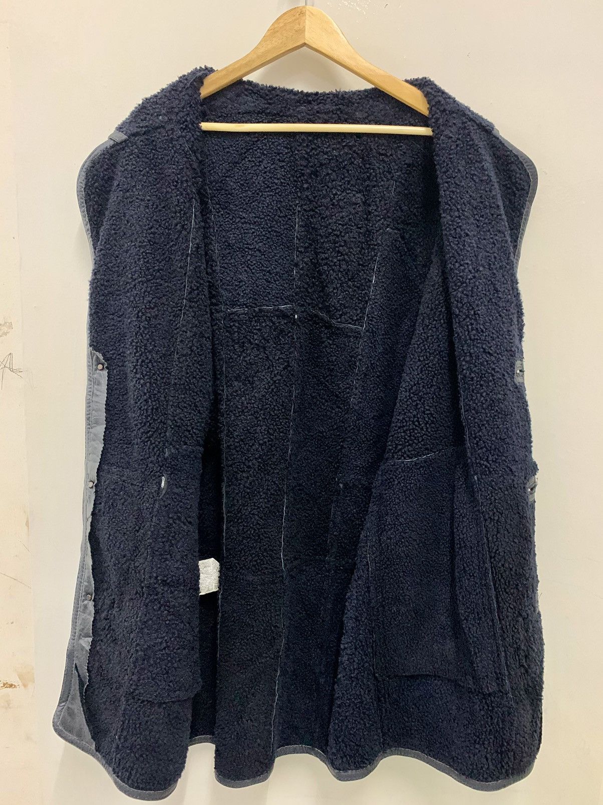 Genuine Leather Sheepskin Long Heavy Coat Size US L / EU 52-54 / 3 - 2 Thumbnail