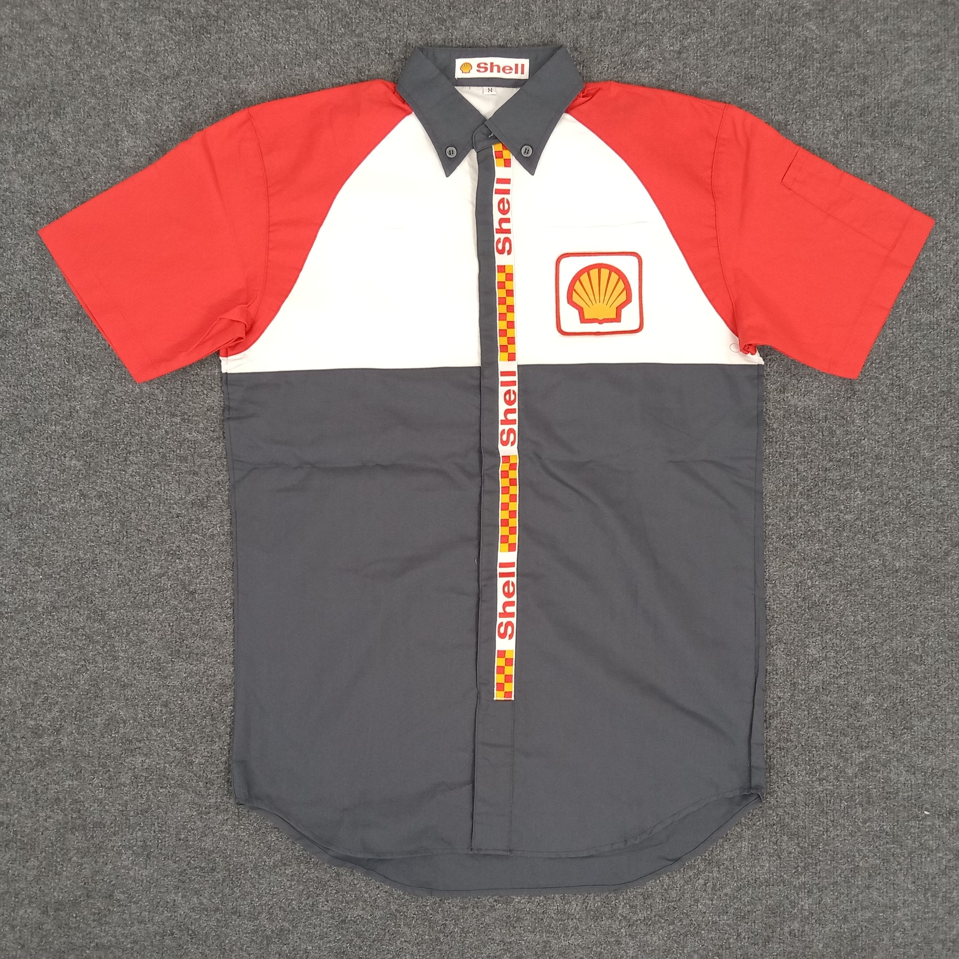 Japanese Brand × Vintage Shell Worker Button Up Shirt Size US M / EU 48-50 / 2 - 1 Thumbnail