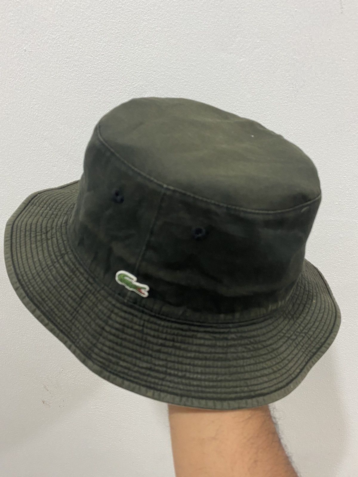 Lacoste 🔥Vintage🔥 Lacoste Reversible Bucket Hat Size ONE SIZE - 6 Thumbnail