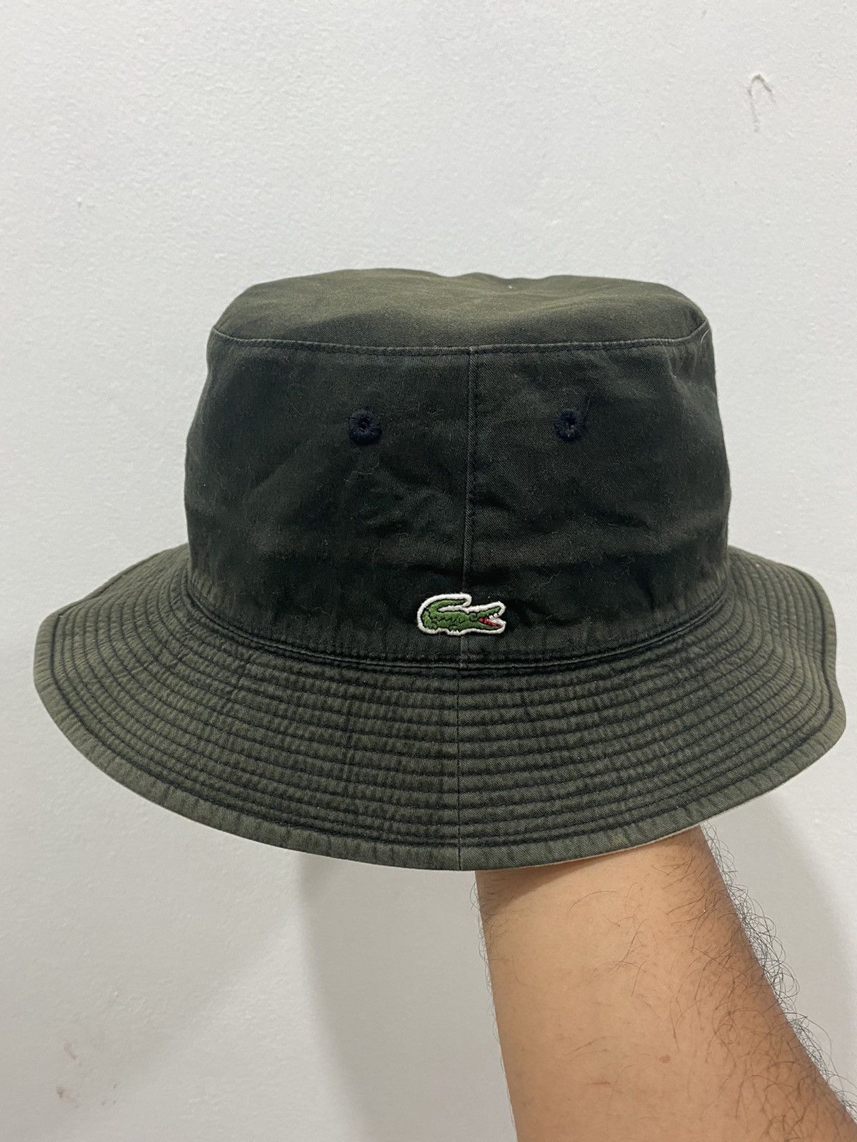 Lacoste 🔥Vintage🔥 Lacoste Reversible Bucket Hat Size ONE SIZE - 5 Thumbnail