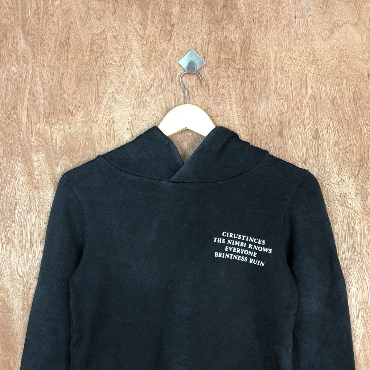 Japanese Brand D.Land skull seditionaries Black Hoodies #1978DL Size S / US 4 / IT 40 - 3 Thumbnail
