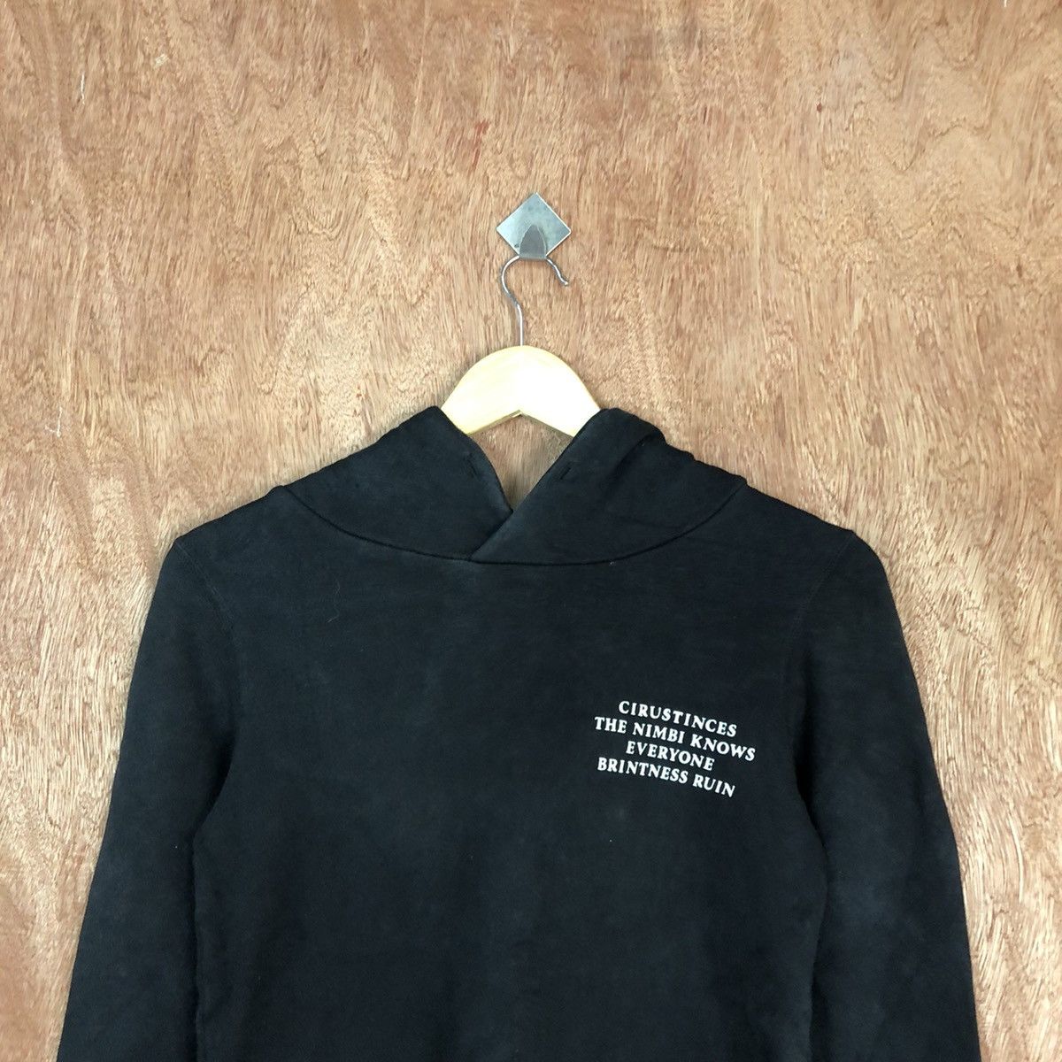 Japanese Brand D.Land skull seditionaries Black Hoodies #1978DL Size S / US 4 / IT 40 - 10 Thumbnail
