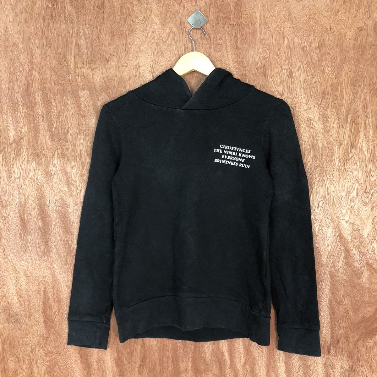 Japanese Brand D.Land skull seditionaries Black Hoodies #1978DL Size S / US 4 / IT 40 - 2 Thumbnail