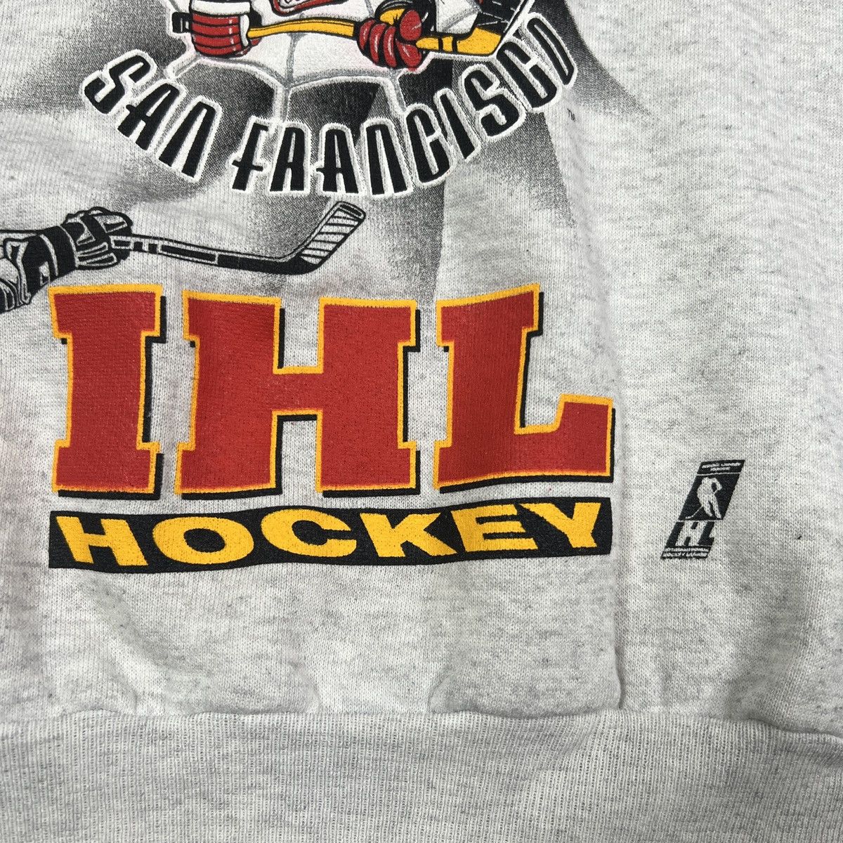 NHL × Vintage RARE Vintage 90s San Fransisco Spiders IHL Crewneck Sweater Size US M / EU 48-50 / 2 - 4 Thumbnail