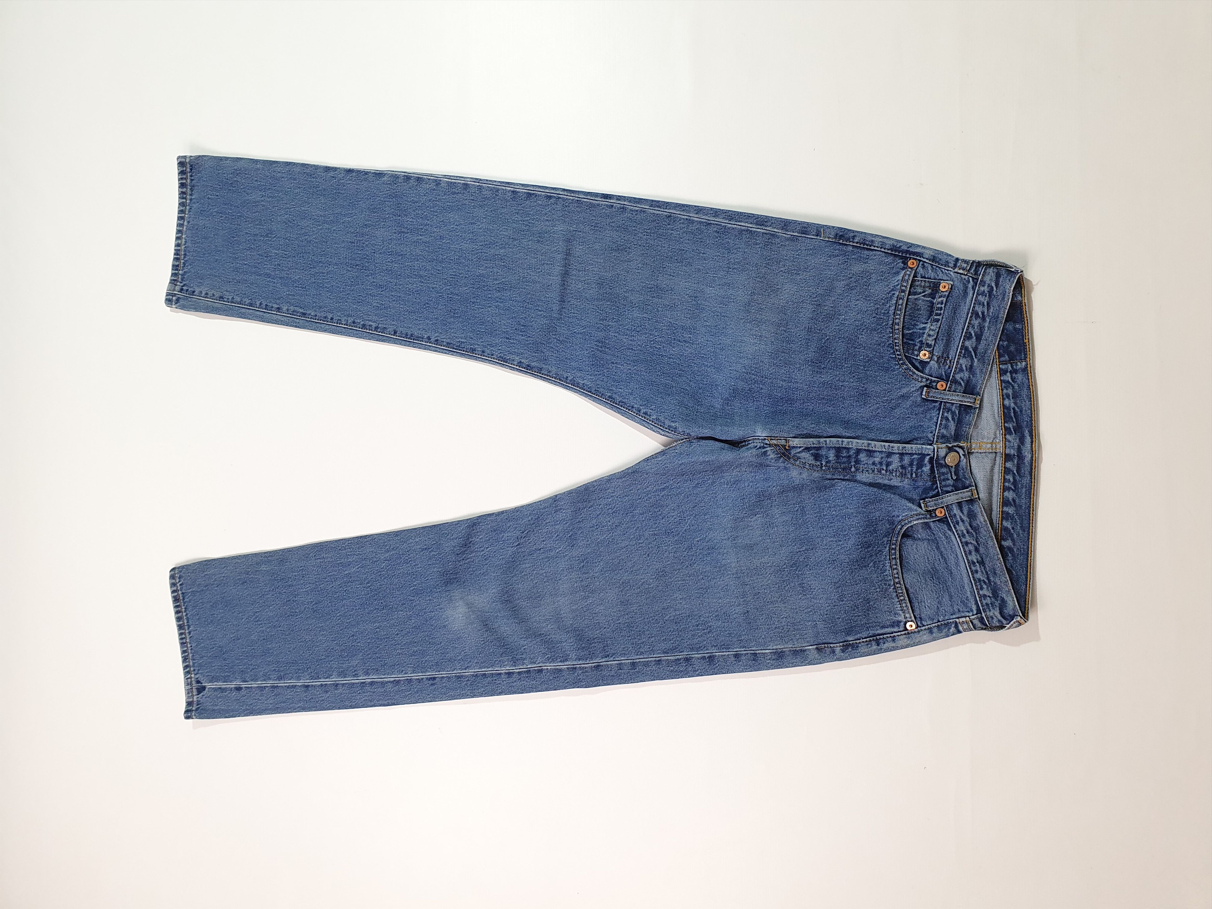 Levi's × Levi's Vintage Clothing × Vintage 90s Dirty LEVIS 501 Indigo Denim Jeans Size US 32 / EU 48 - 3 Thumbnail