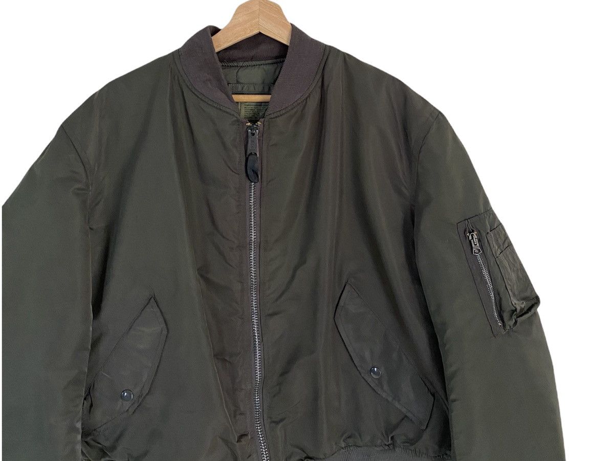 Alpha Industries 🔥VTG 90’s ALPHA INDUSTRIES MILITARY FLIGHT BOMBER JACKET Size US XXL / EU 58 / 5 - 6 Thumbnail