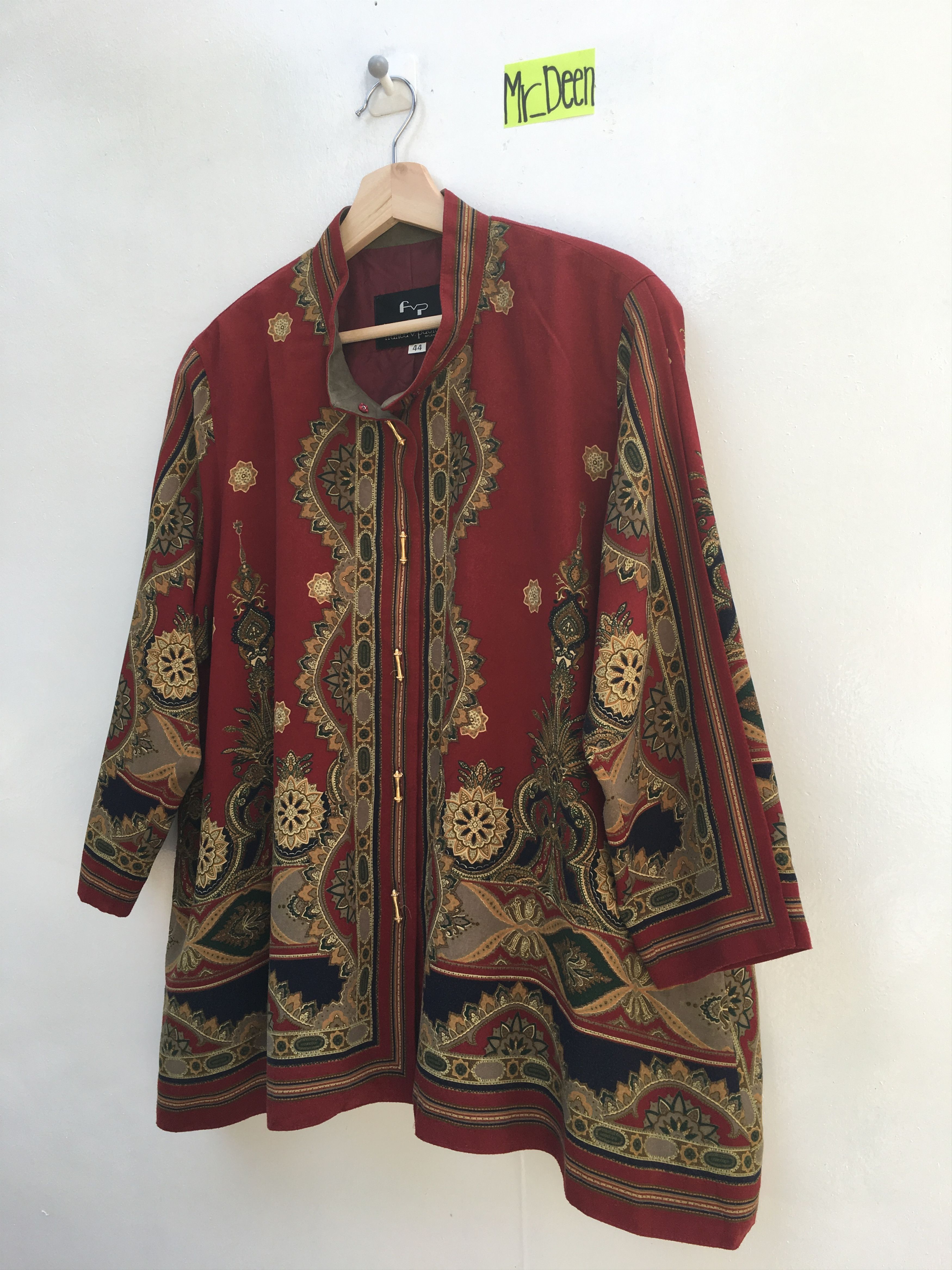 Vintage Vintage Rare Italian Designer Franca V. Paoloni Size US M / EU 48-50 / 2 - 3 Thumbnail