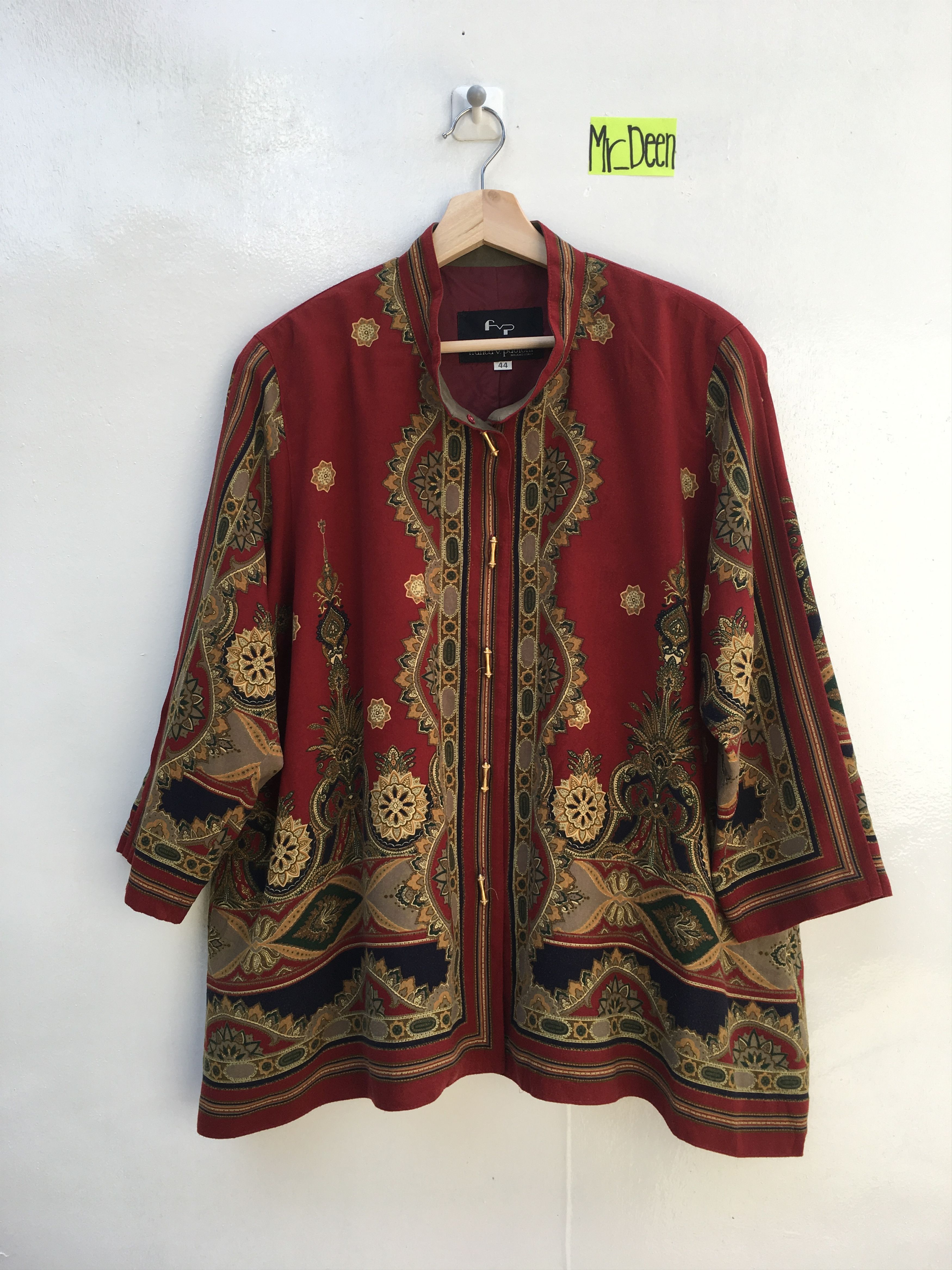 Vintage Vintage Rare Italian Designer Franca V. Paoloni Size US M / EU 48-50 / 2 - 2 Thumbnail