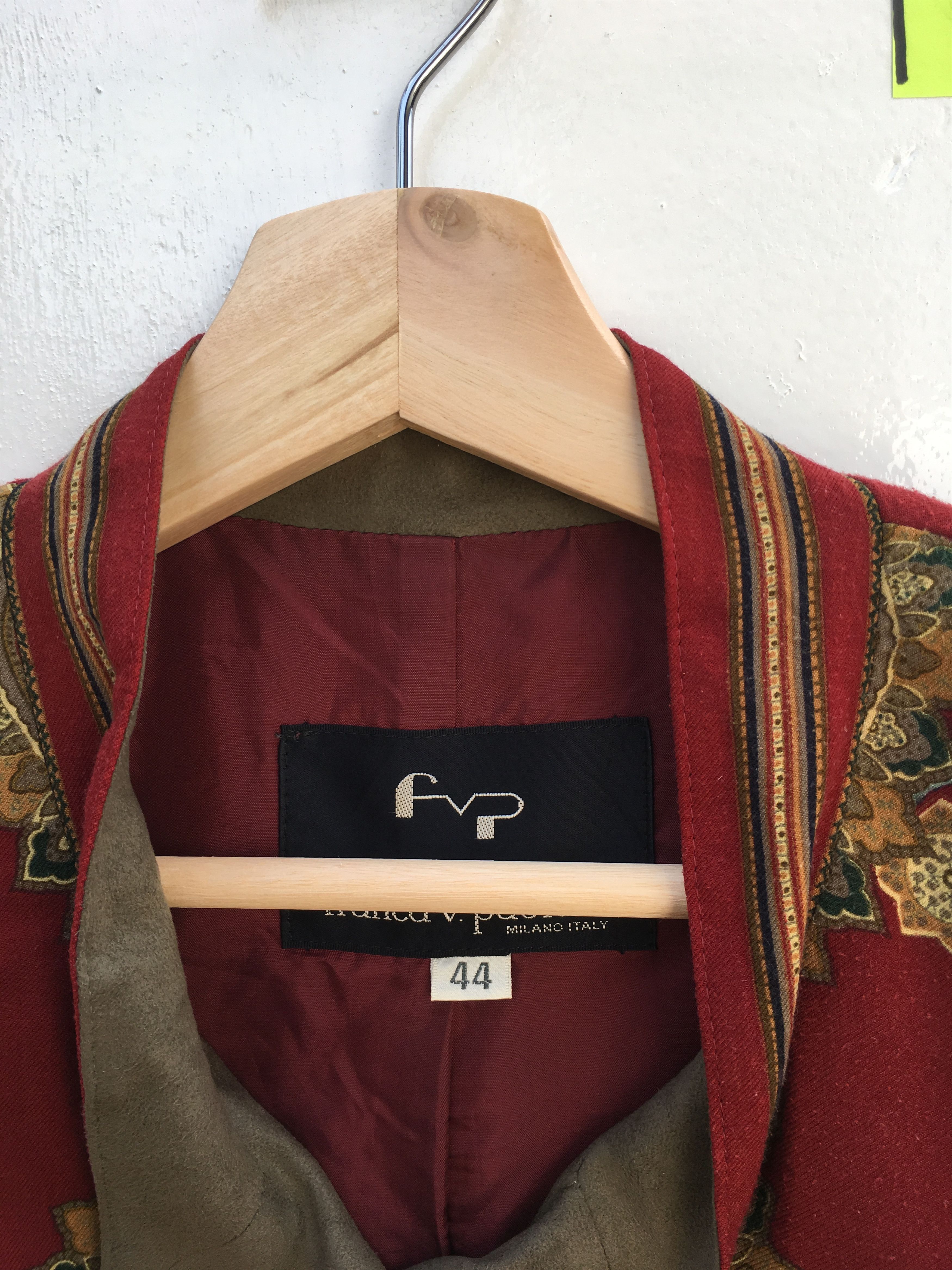 Vintage Vintage Rare Italian Designer Franca V. Paoloni Size US M / EU 48-50 / 2 - 6 Thumbnail