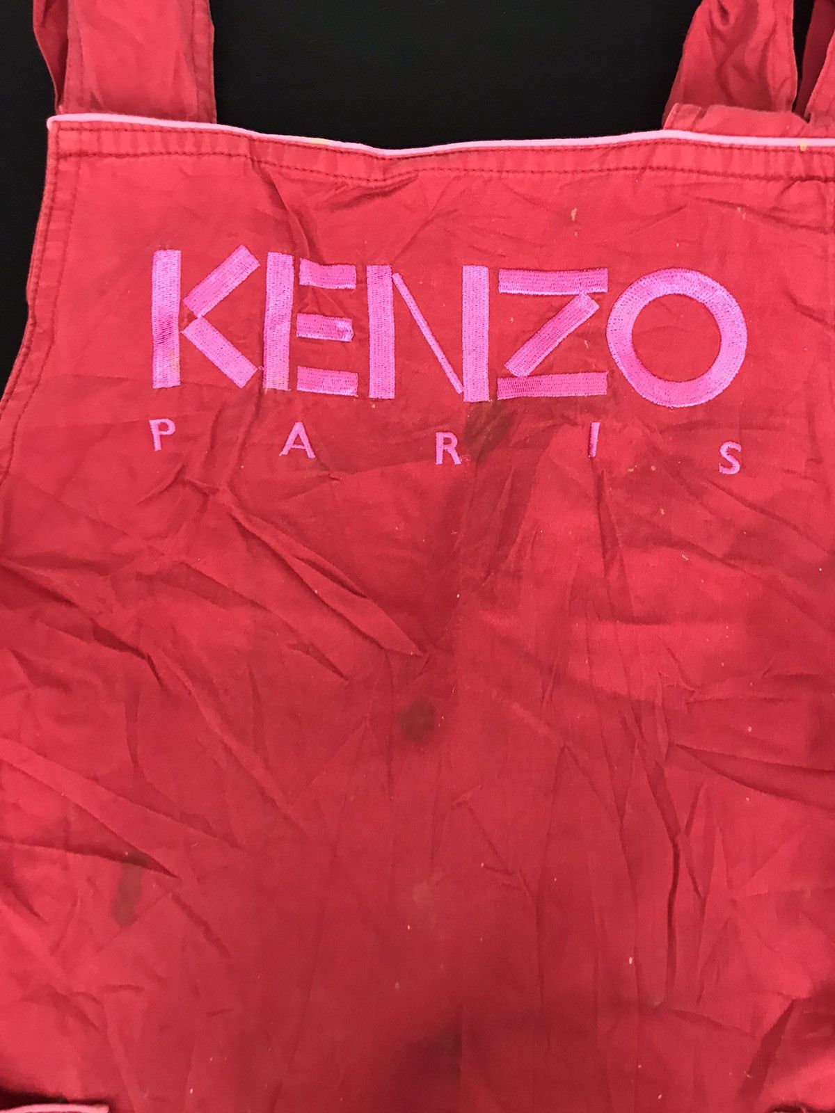 Designer Kenzo Paris Apron Nice Design Pocket Adjustable Straps Size ONE SIZE - 3 Thumbnail