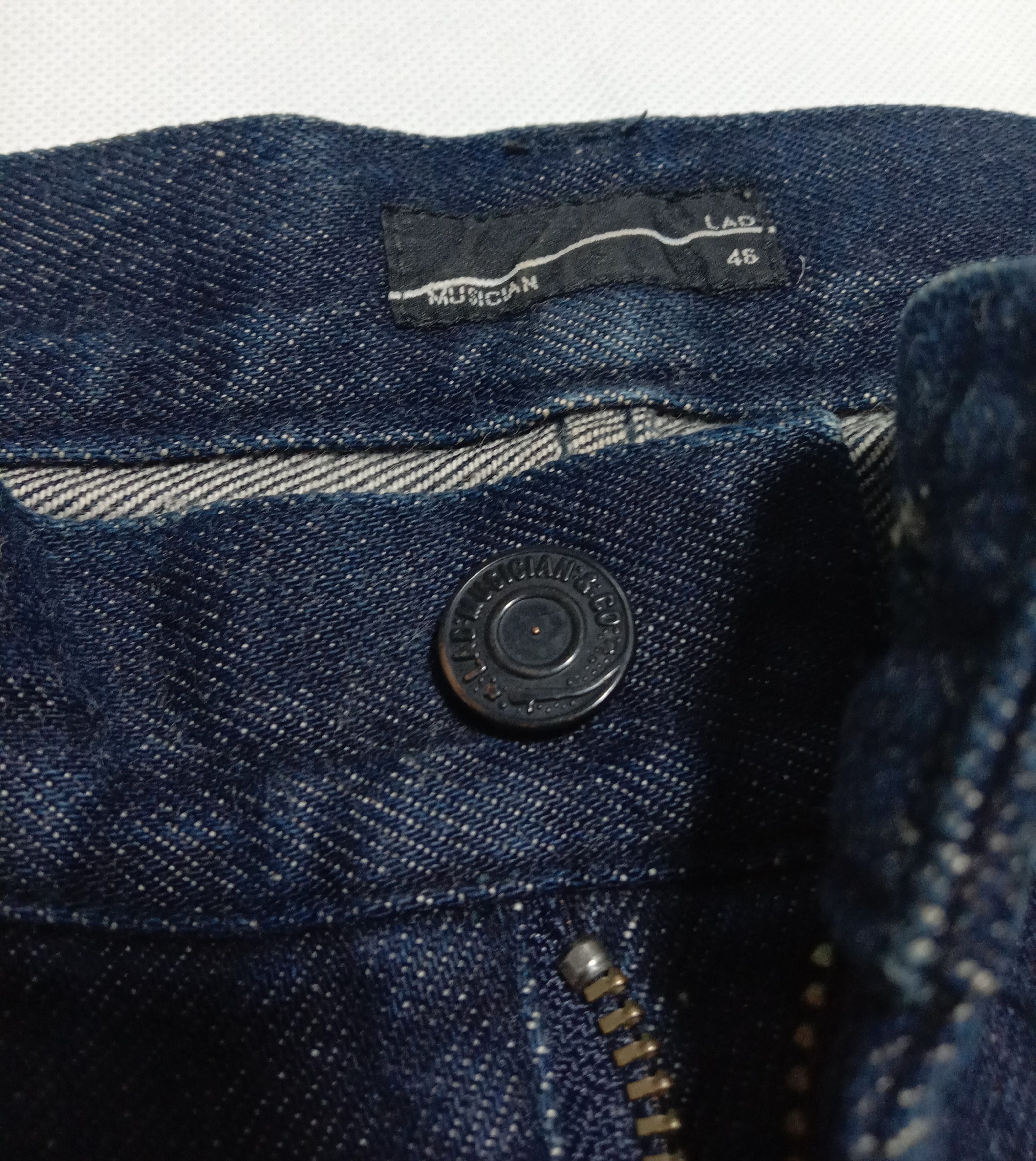 image of Lad Musician Vintage Lad Music Denim Jeans Pant in Black/Blue, Men's (Size 32)