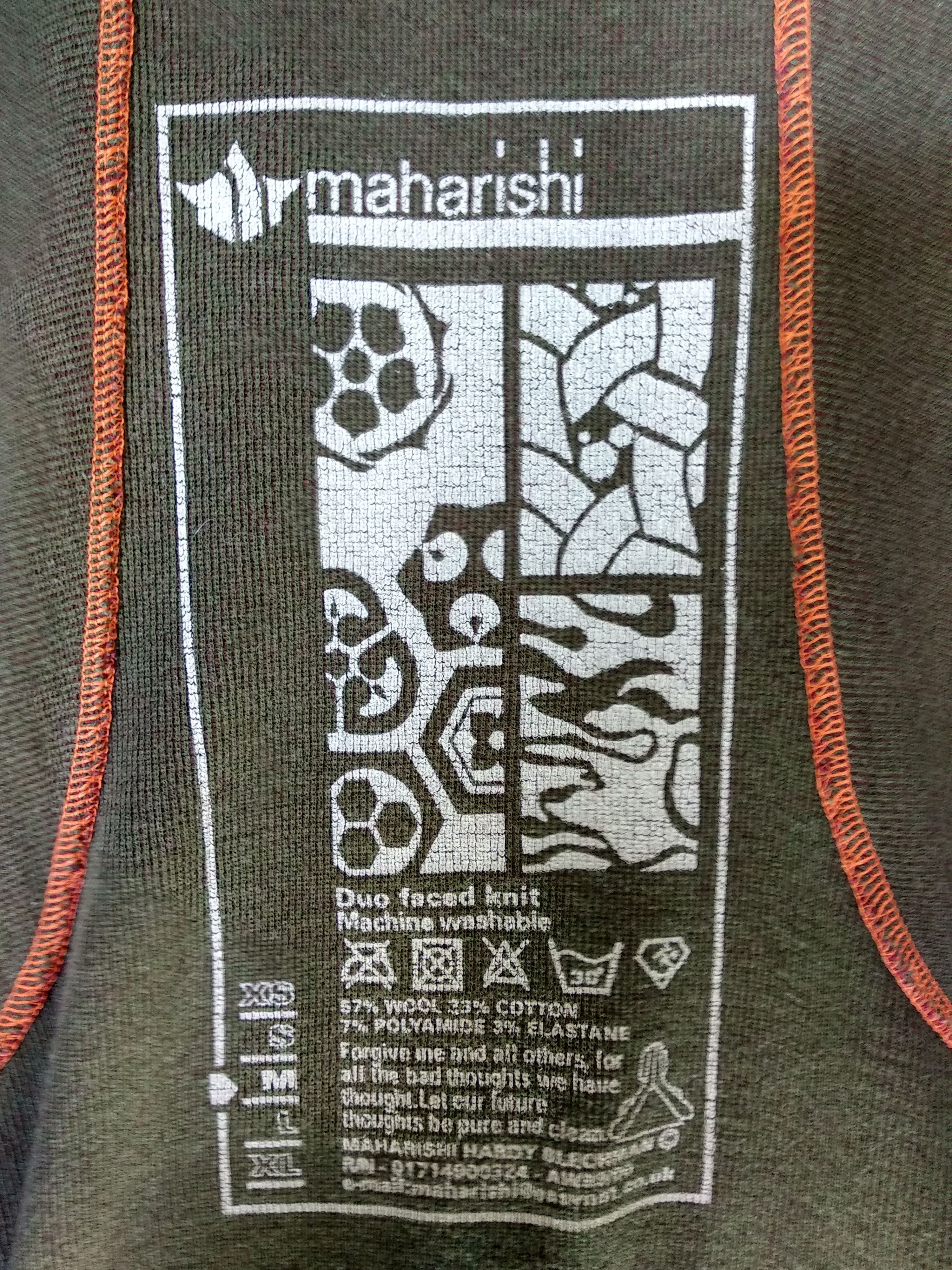 Designer Vintage Maharishi Distress Wool Sweater Size US M / EU 48-50 / 2 - 12 Thumbnail