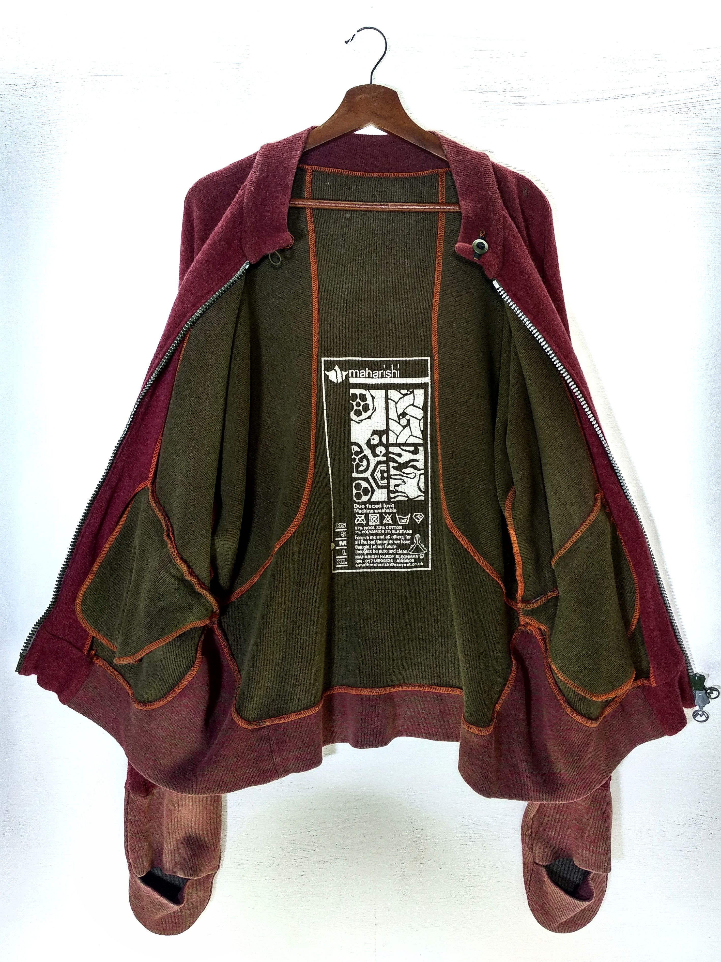 Designer Vintage Maharishi Distress Wool Sweater Size US M / EU 48-50 / 2 - 4 Thumbnail