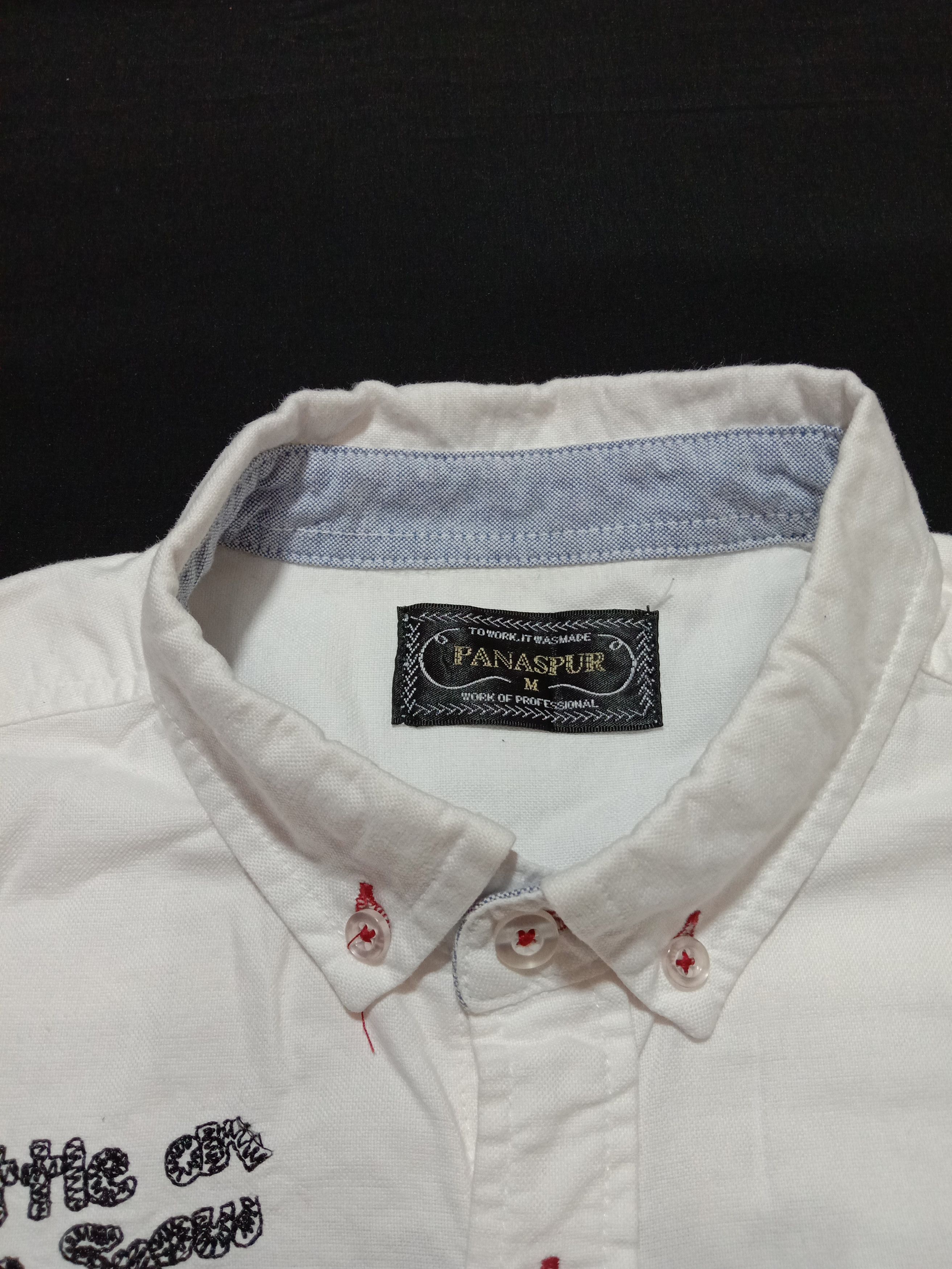 Japanese Brand Panaspur Shirt Skiing Embroidery Logo Size US M / EU 48-50 / 2 - 8 Thumbnail