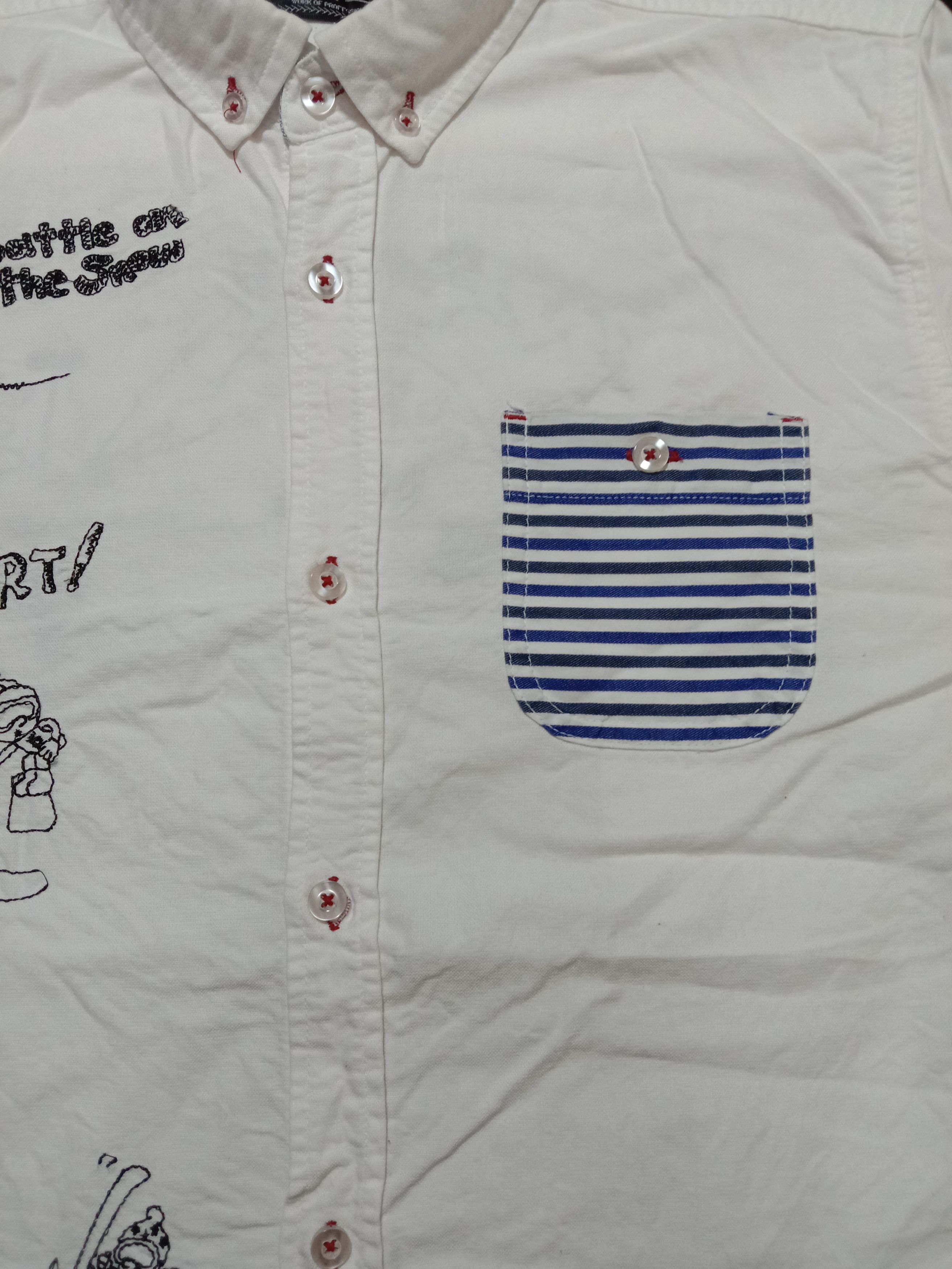 Japanese Brand Panaspur Shirt Skiing Embroidery Logo Size US M / EU 48-50 / 2 - 3 Thumbnail