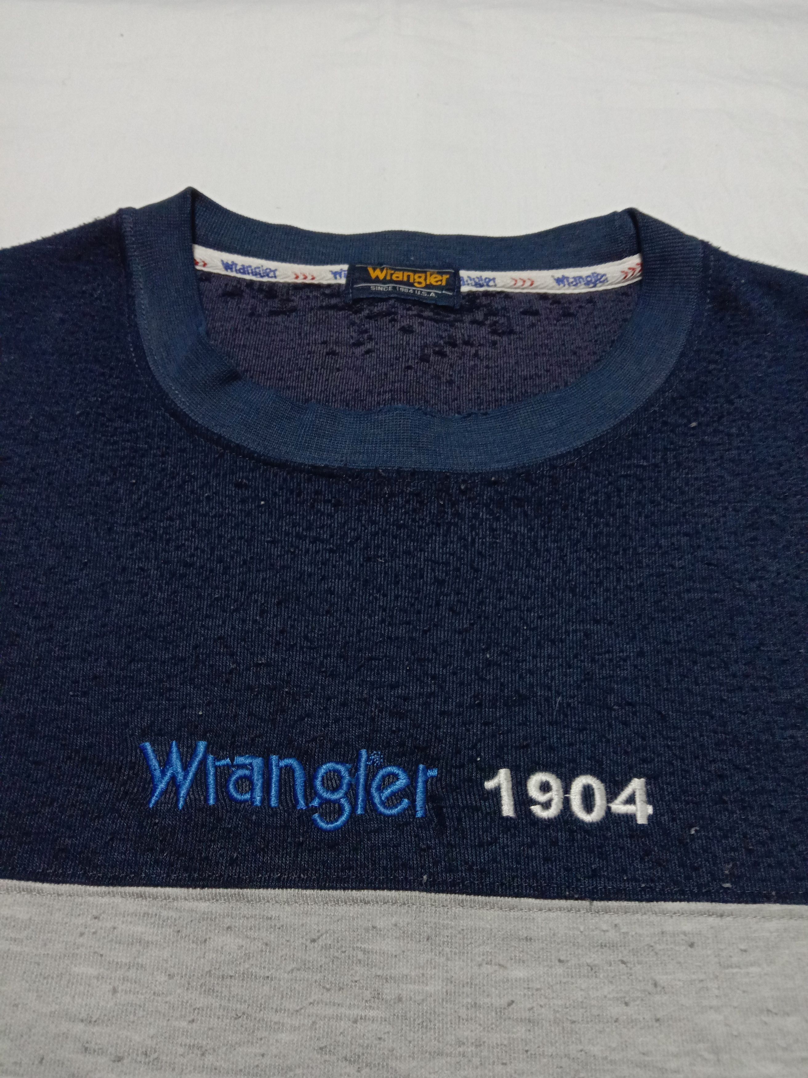 Other WRANGLER Sweatshirt Pullover Embroidery Spell Out Logo Size US L / EU 52-54 / 3 - 8 Thumbnail