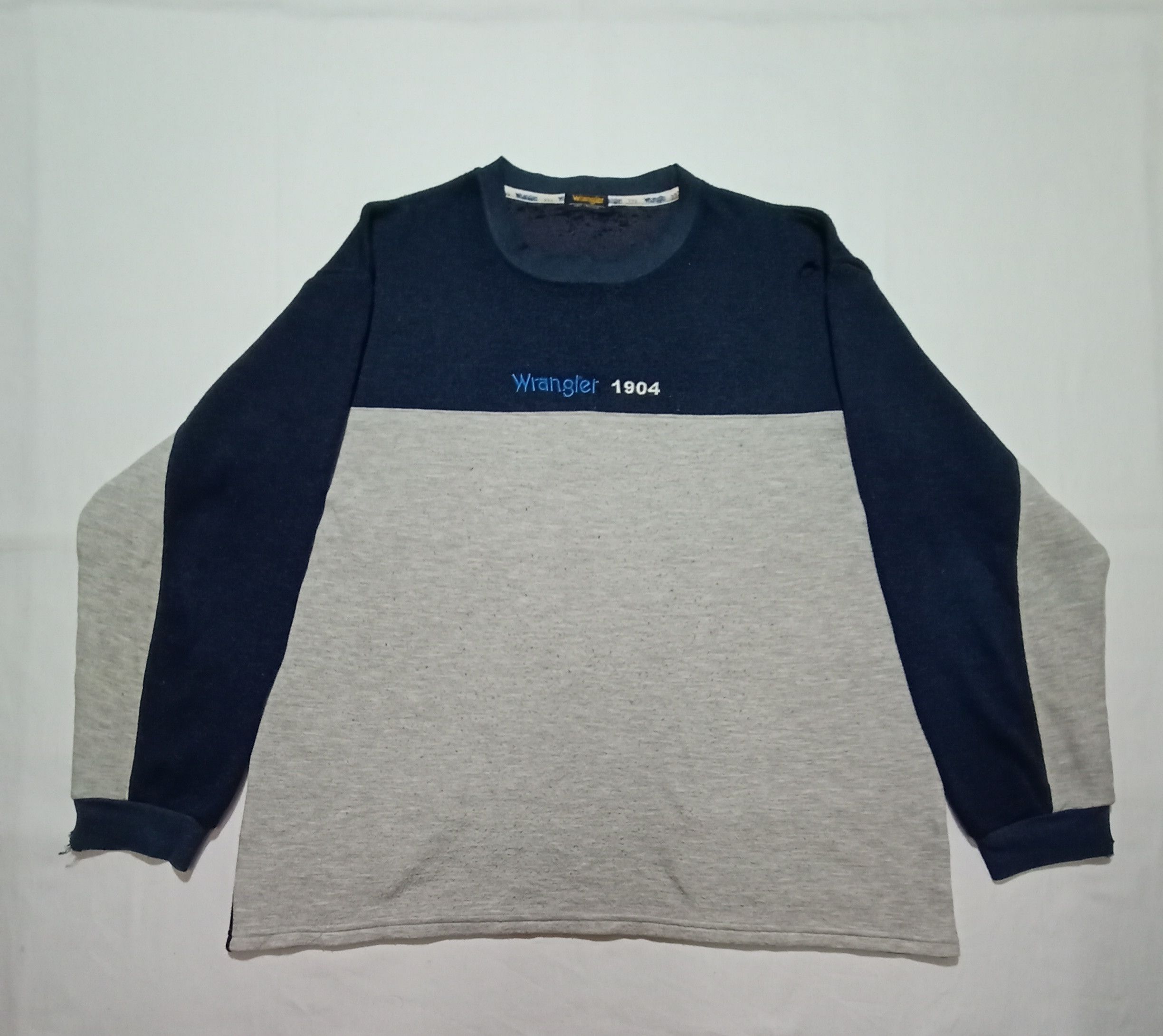 Other WRANGLER Sweatshirt Pullover Embroidery Spell Out Logo Size US L / EU 52-54 / 3 - 1 Thumbnail