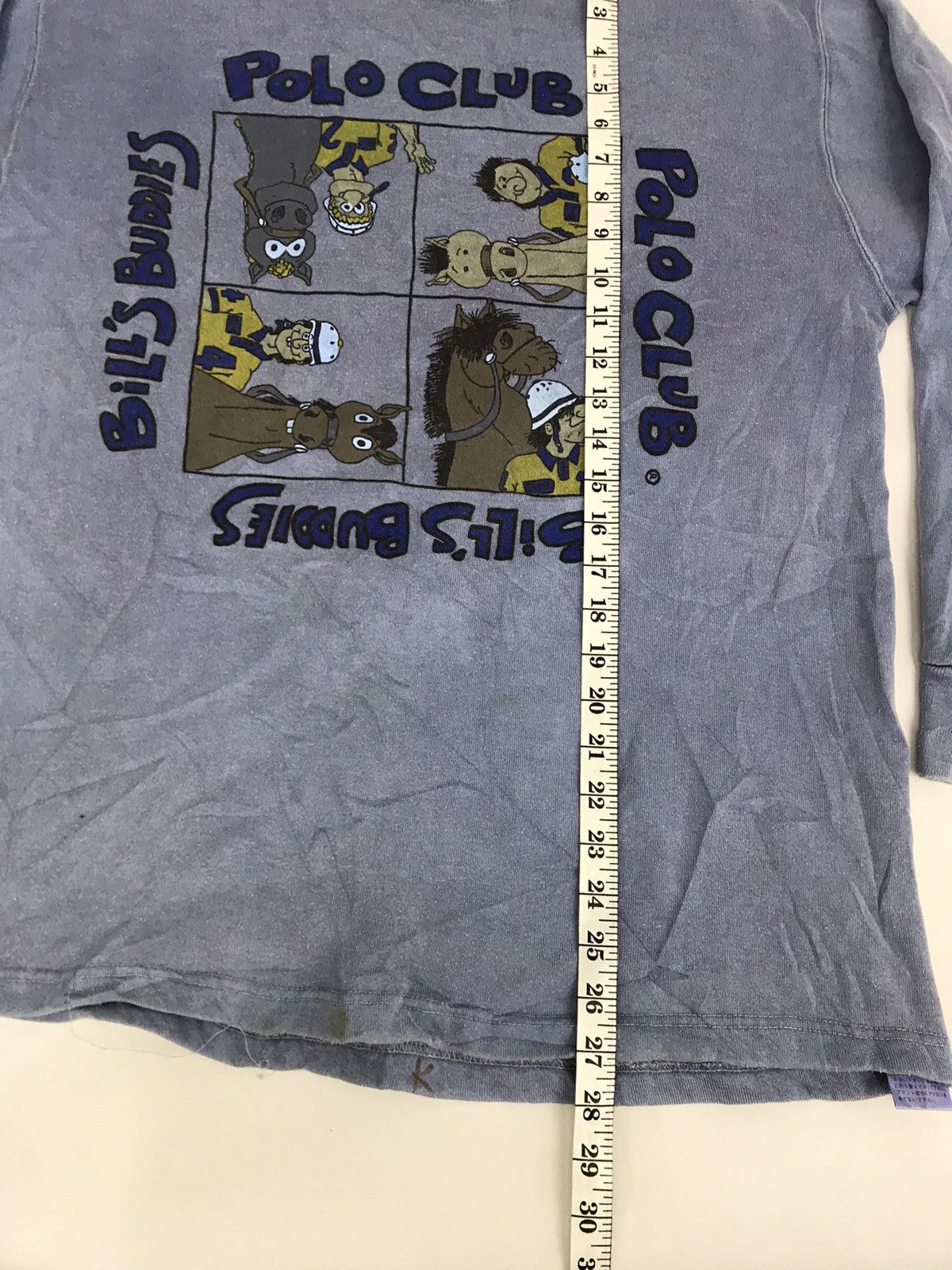 Japanese Brand Vintage Polo Club Bill’s Buddies Sweatshirt Pull Over Style Size US L / EU 52-54 / 3 - 7 Thumbnail