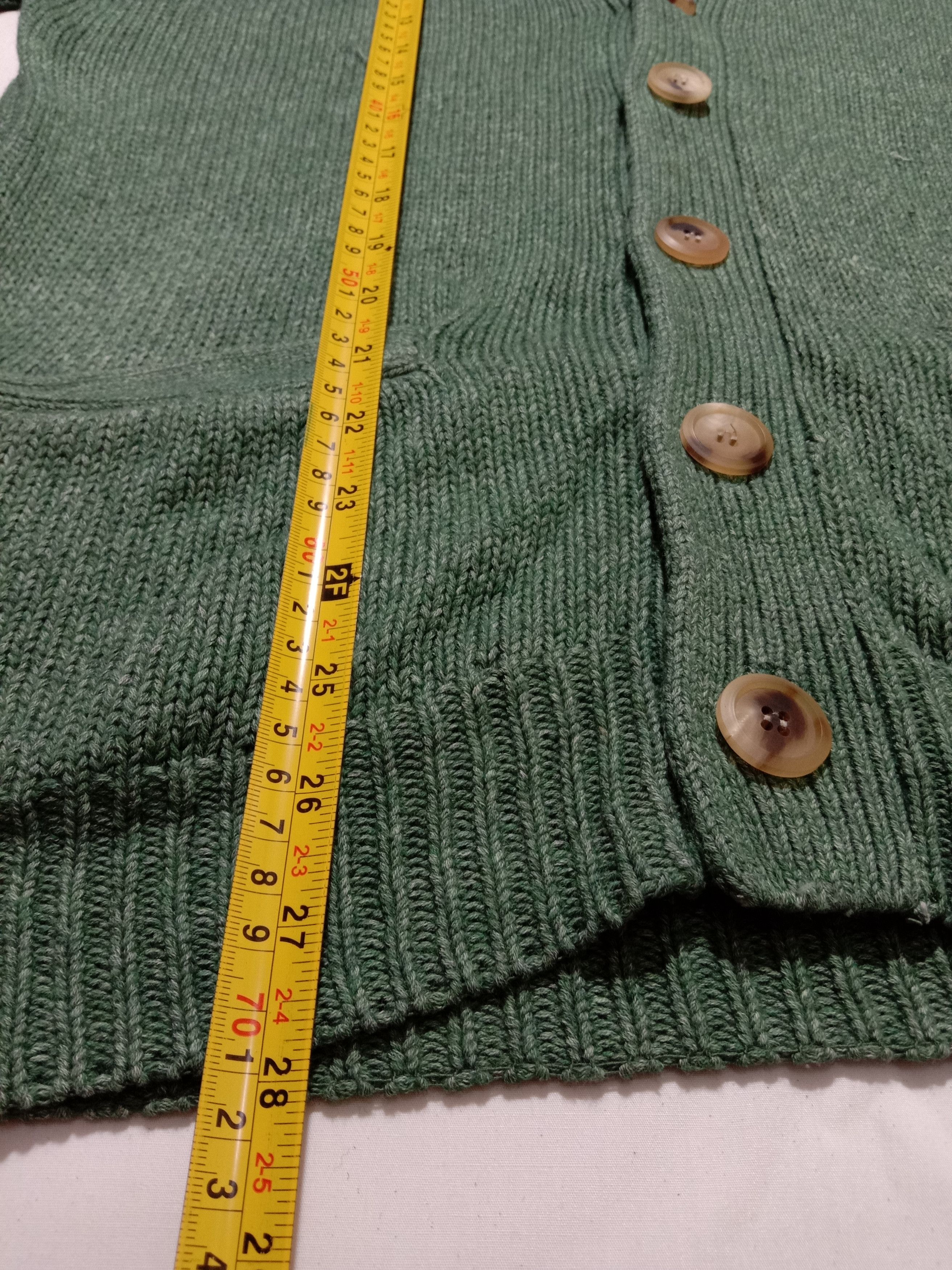 A.P.C. A.P.C Japan Rue Madame Paris Green Knitwear Cardigan Jacket Size M / US 6-8 / IT 42-44 - 8 Thumbnail