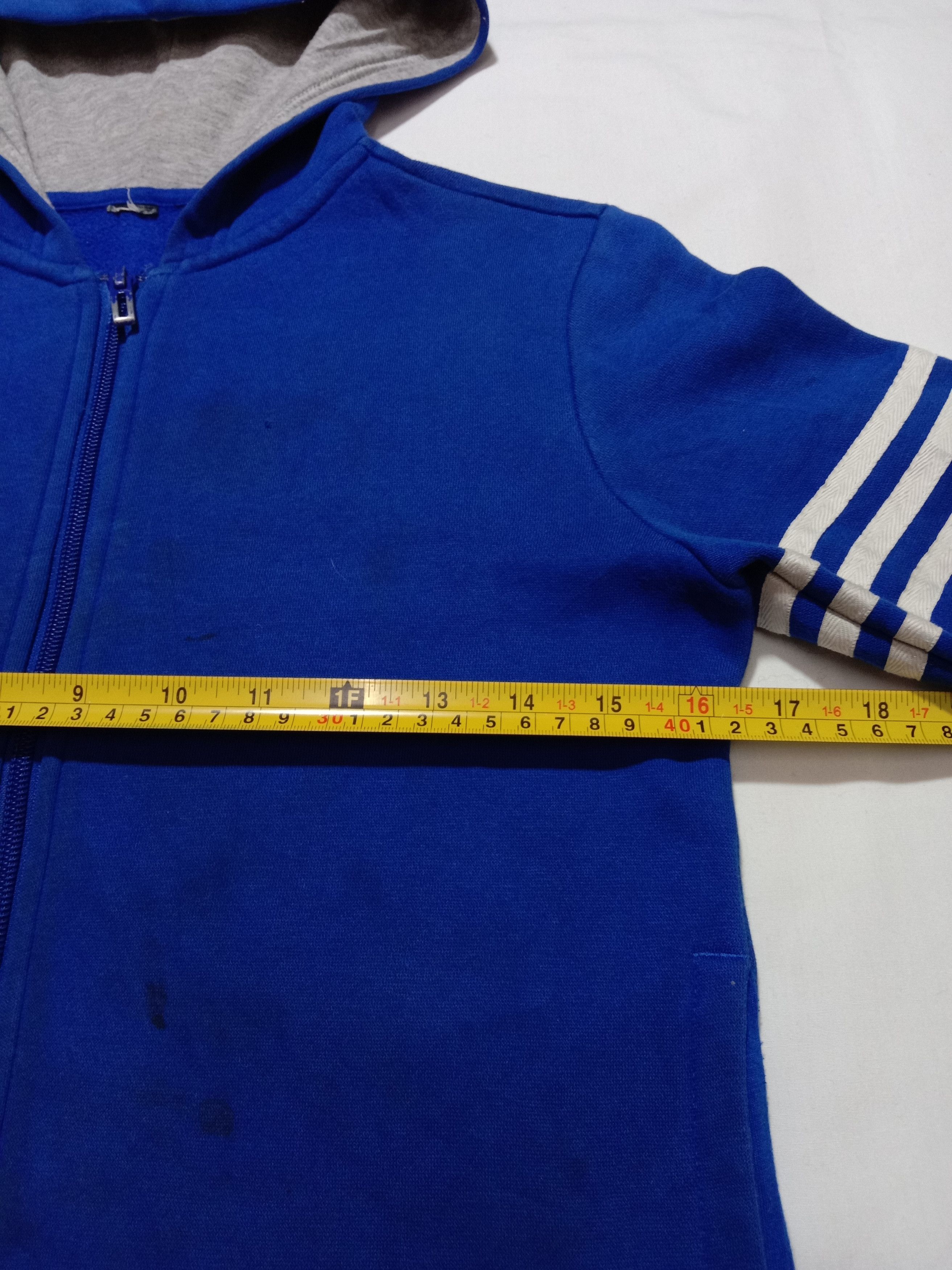 Adidas Adidas Athletics Hoodies Big Spell Out Logo Blue Color Size XS / US 0-2 / IT 36-38 - 9 Thumbnail