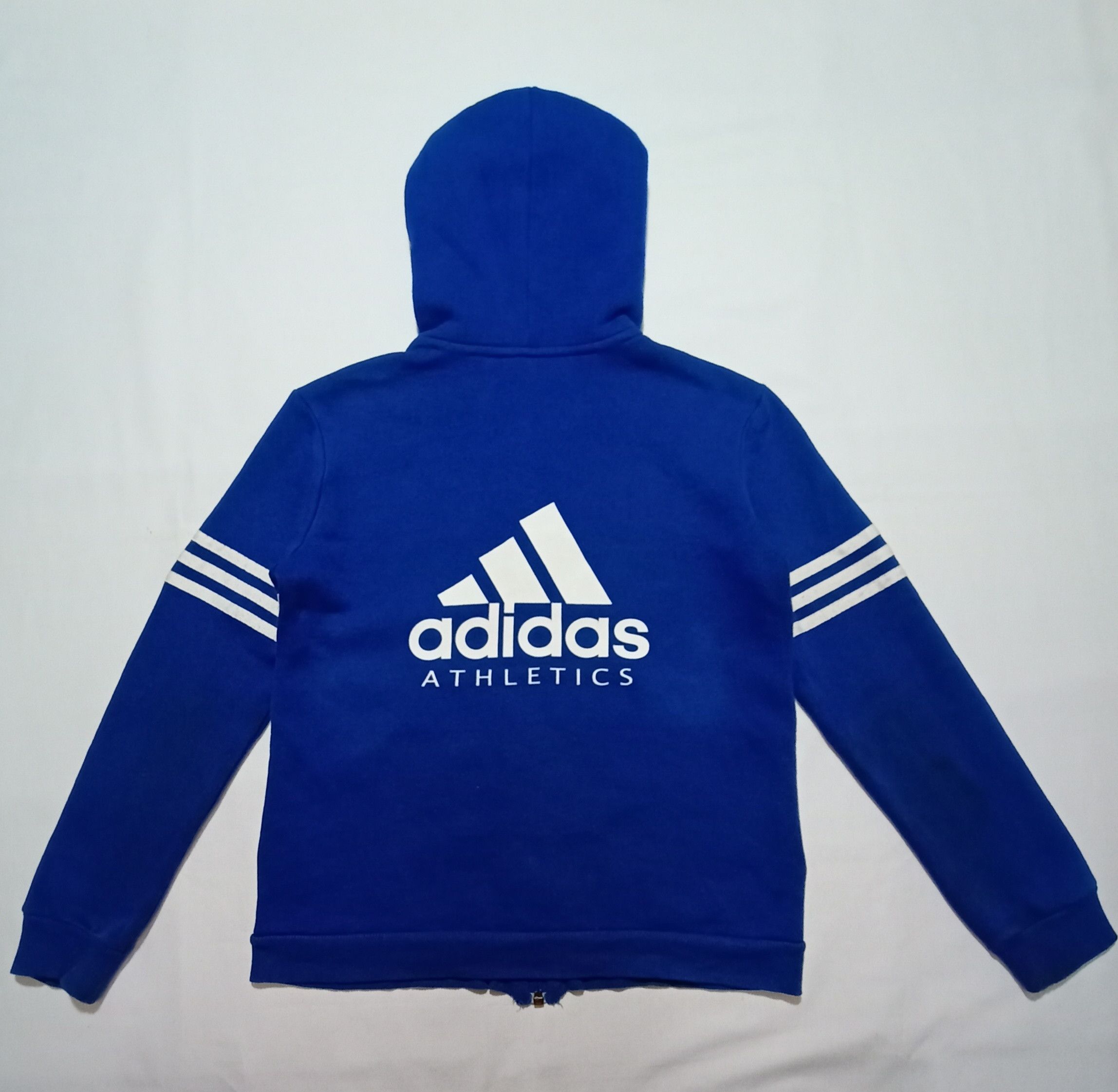 Adidas Adidas Athletics Hoodies Big Spell Out Logo Blue Color Size XS / US 0-2 / IT 36-38 - 1 Thumbnail