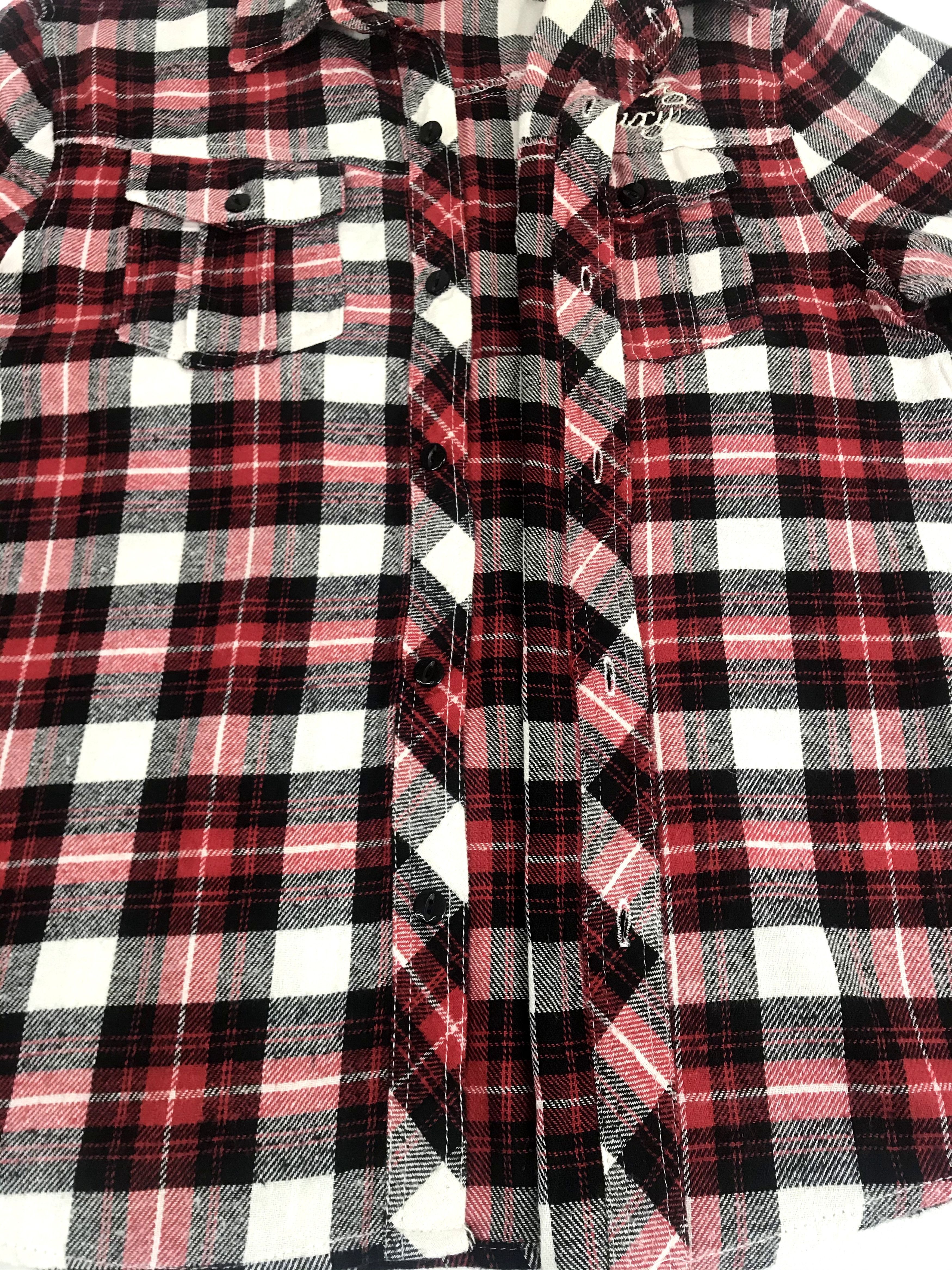 Flannel Vintage In the Attic Flannel Casual Shirt Double Pockets Size US M / EU 48-50 / 2 - 4 Thumbnail