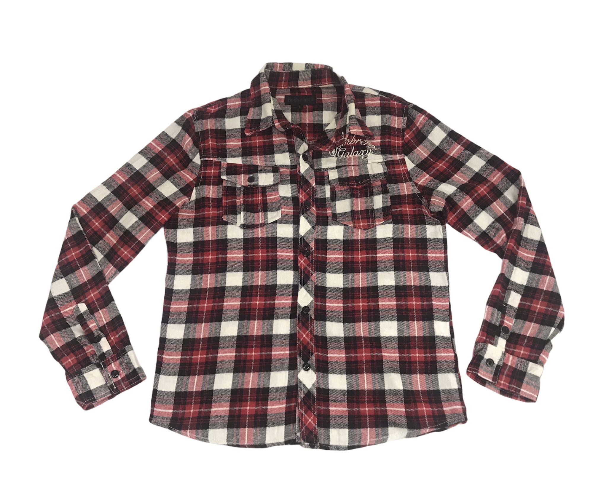 Flannel Vintage In the Attic Flannel Casual Shirt Double Pockets Size US M / EU 48-50 / 2 - 1 Thumbnail