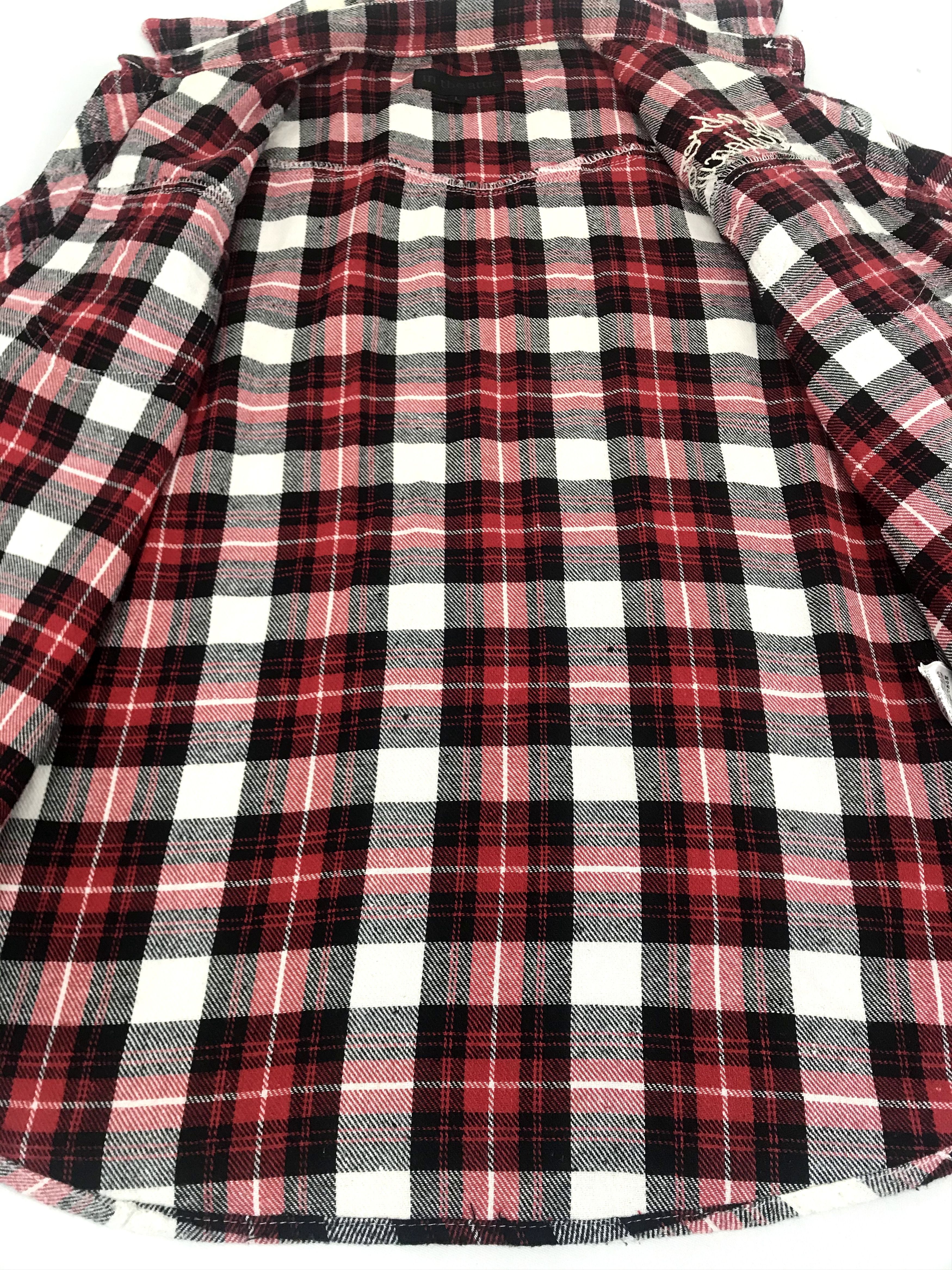 Flannel Vintage In the Attic Flannel Casual Shirt Double Pockets Size US M / EU 48-50 / 2 - 5 Thumbnail