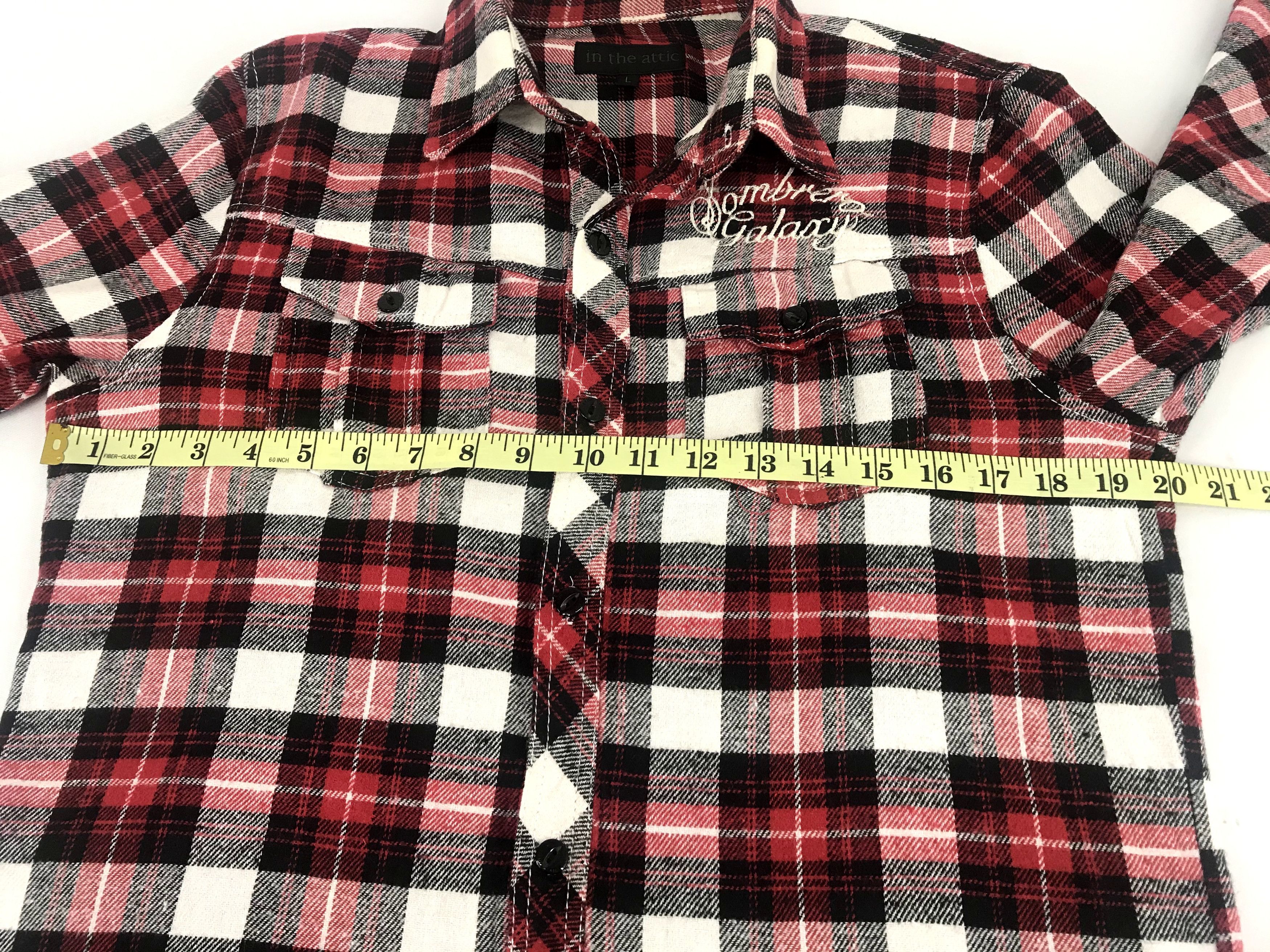 Flannel Vintage In the Attic Flannel Casual Shirt Double Pockets Size US M / EU 48-50 / 2 - 12 Thumbnail