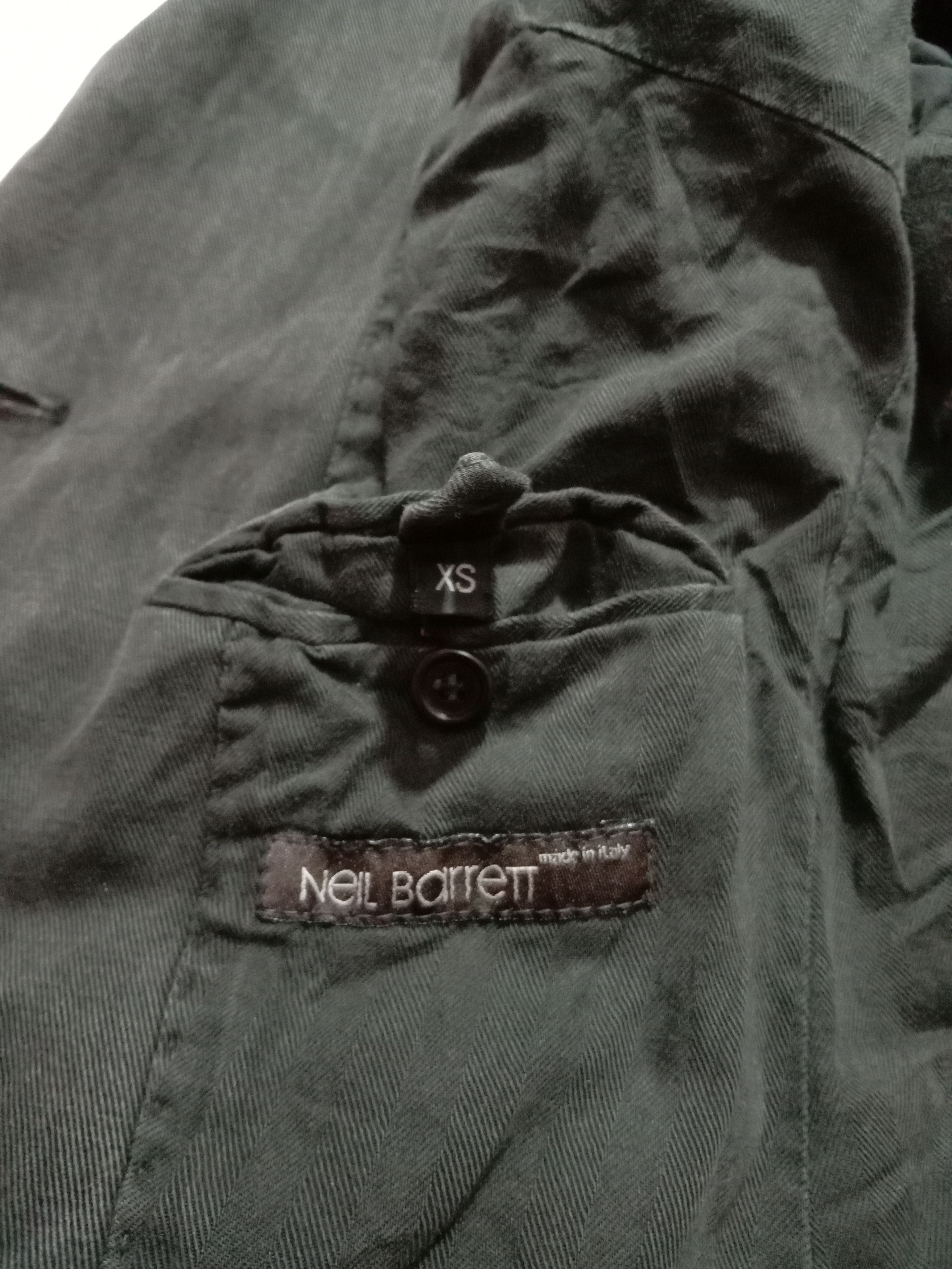 Designer Neil Barrett Light Jacket Coat Blazer Made In Italy Size XS / US 0-2 / IT 36-38 - 4 Thumbnail