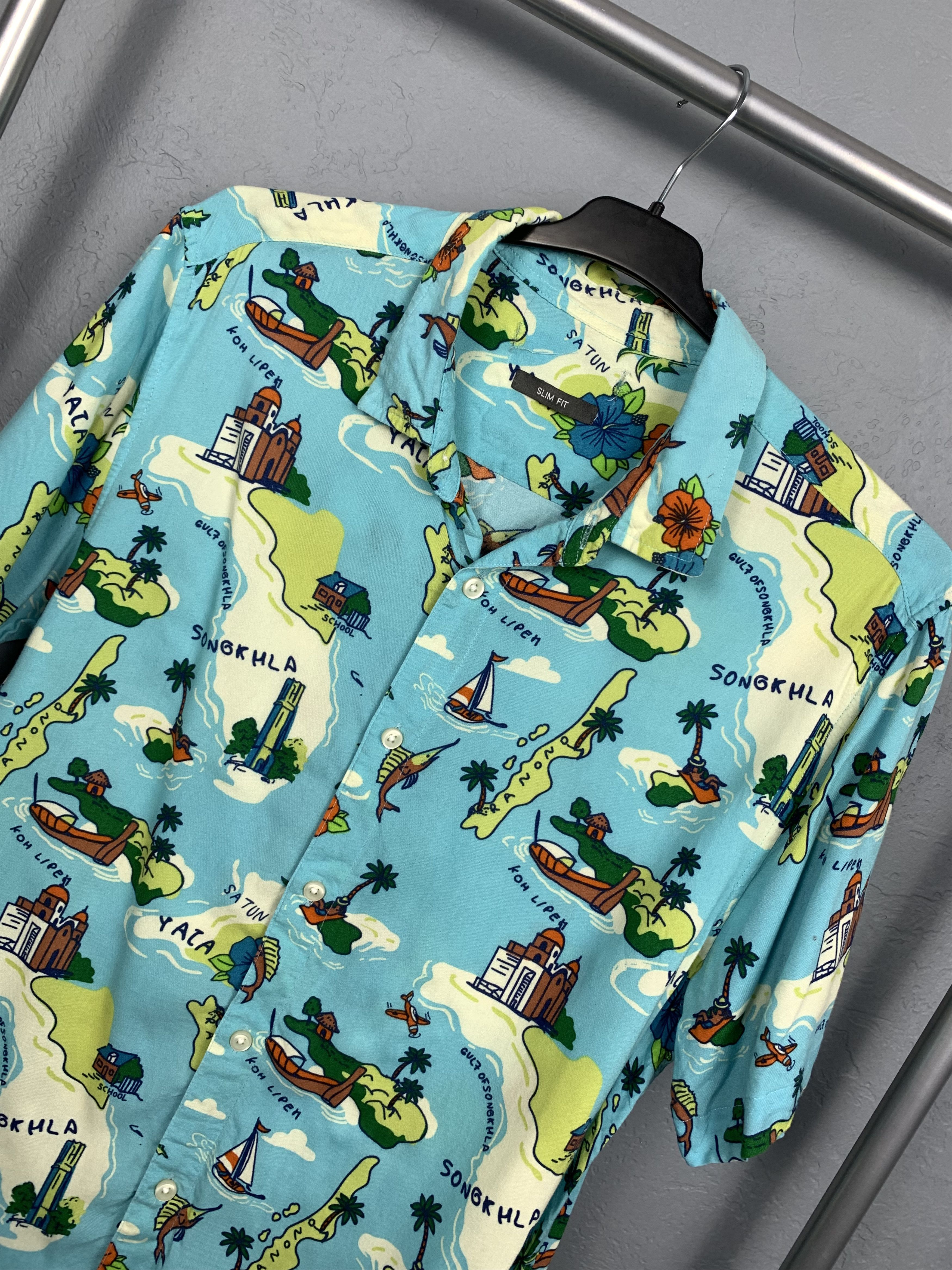 Other Vintage Hawaiian Shirt Full Printed Size US M / EU 48-50 / 2 - 2 Thumbnail