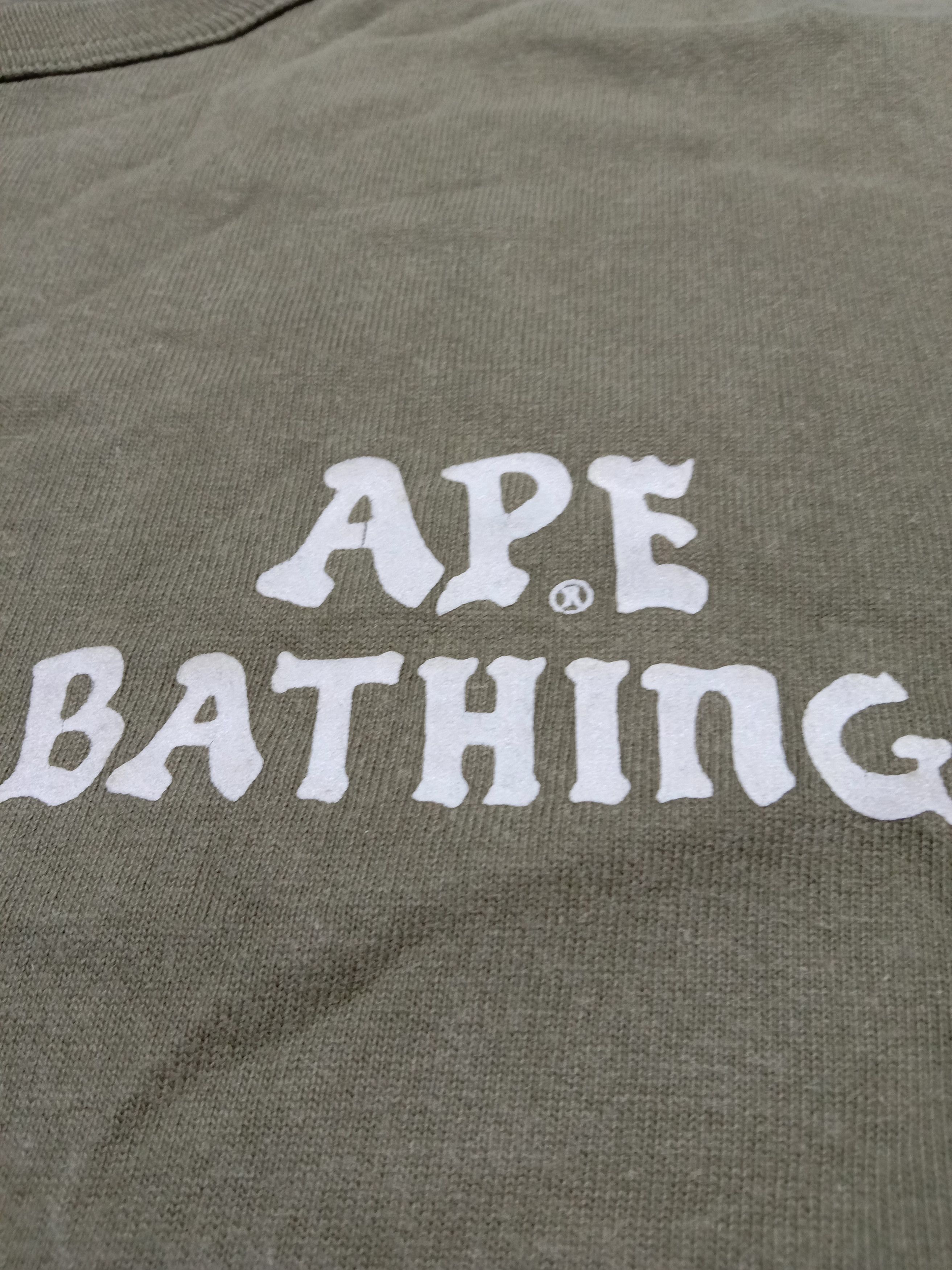 Bape Vintage 90s A Bathing Ape General Bape Tee Military Army Size US M / EU 48-50 / 2 - 2 Thumbnail