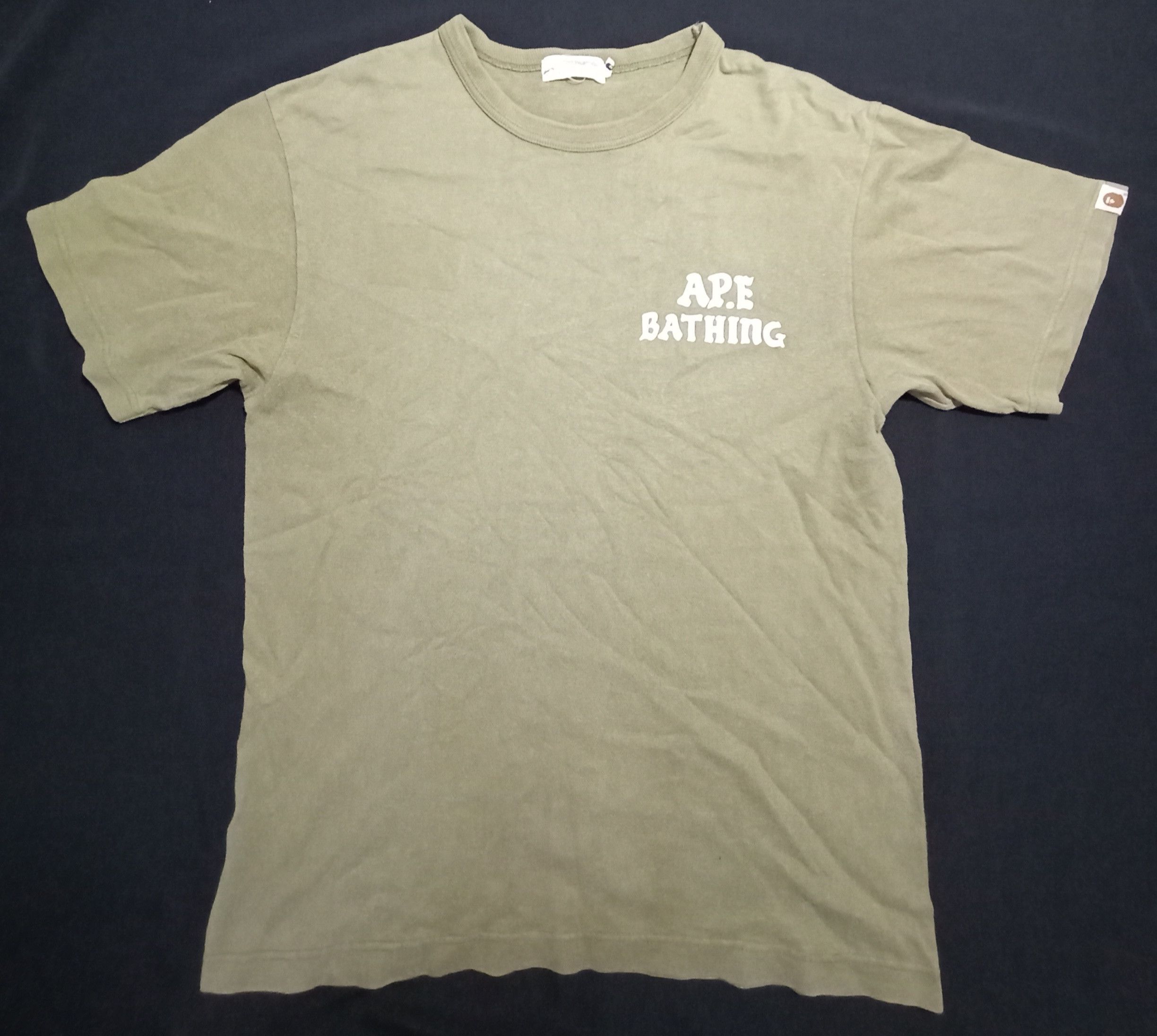 Bape Vintage 90s A Bathing Ape General Bape Tee Military Army