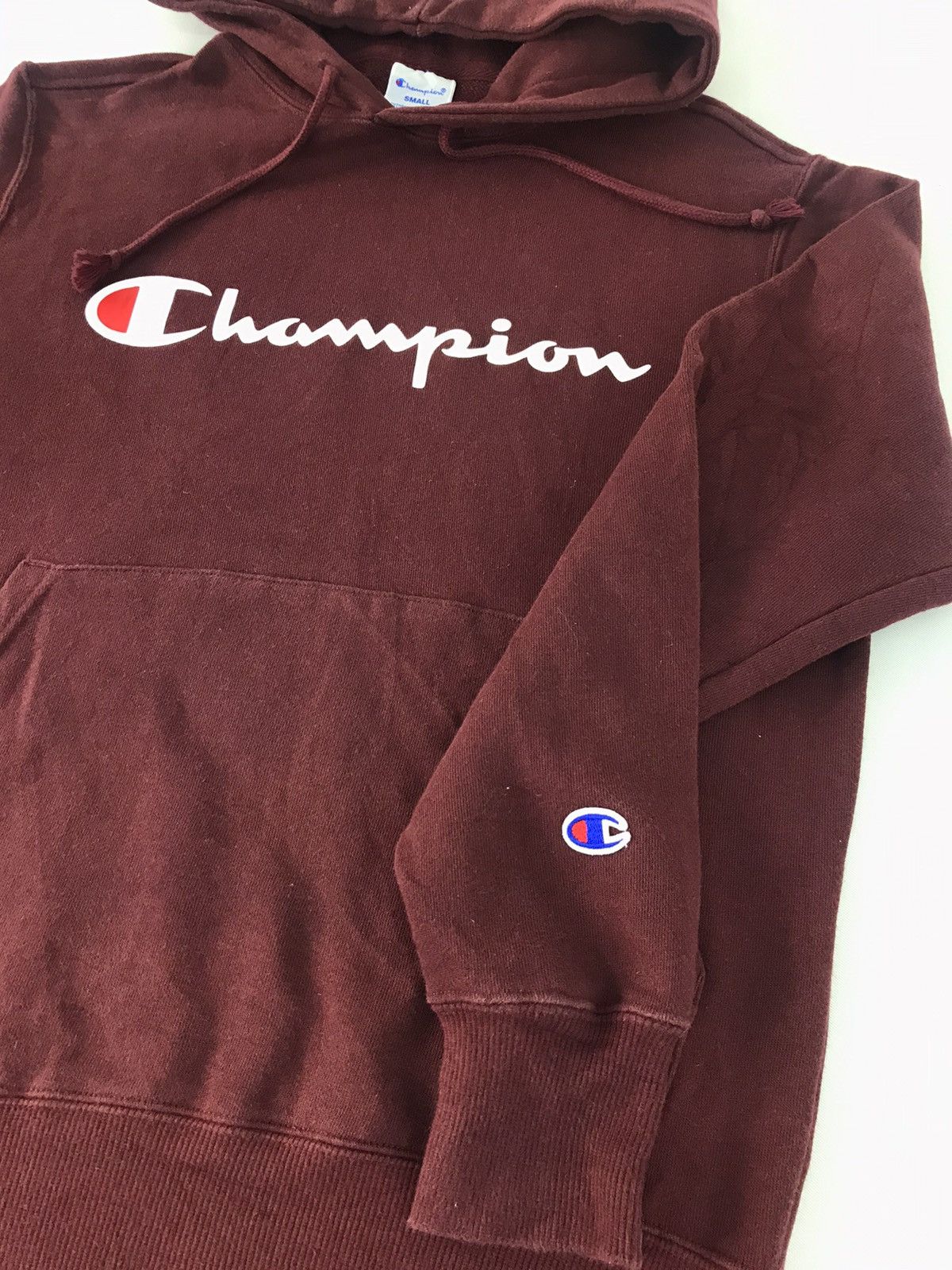 Champion × Vintage Champion Big Logo Hoodies Big Front Pocket Size US S / EU 44-46 / 1 - 5 Thumbnail