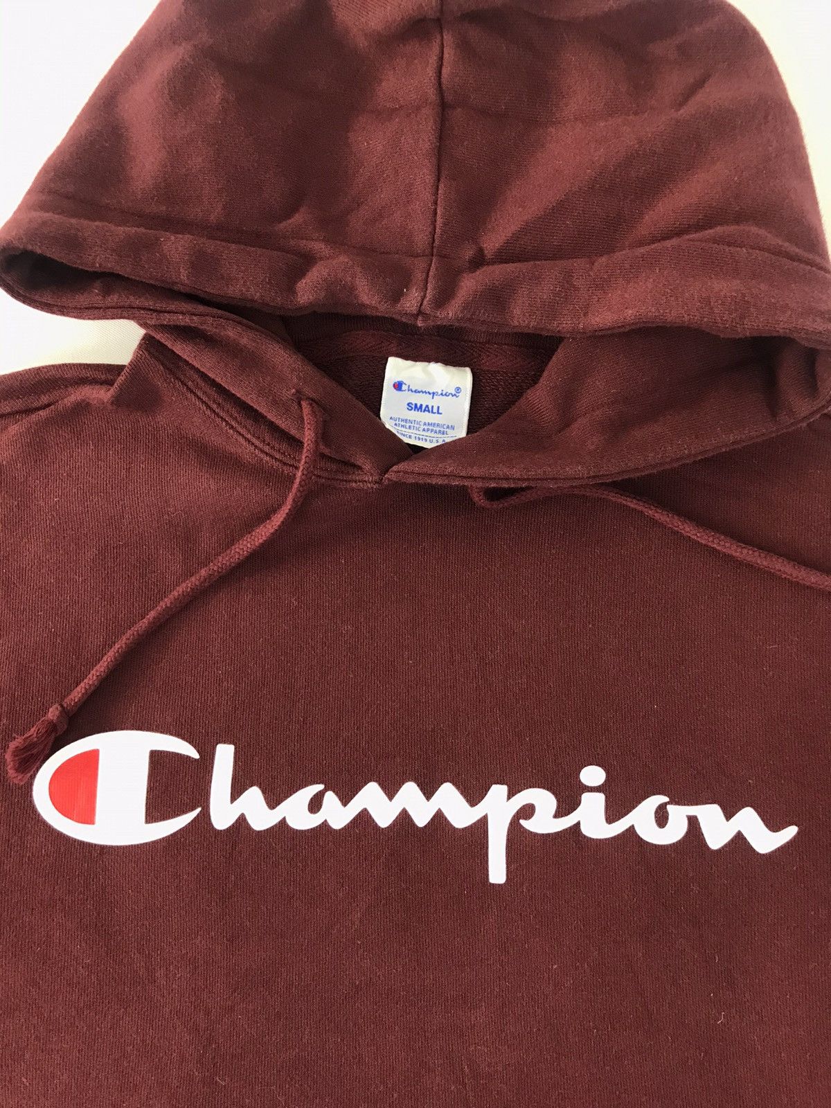 Champion × Vintage Champion Big Logo Hoodies Big Front Pocket Size US S / EU 44-46 / 1 - 4 Thumbnail